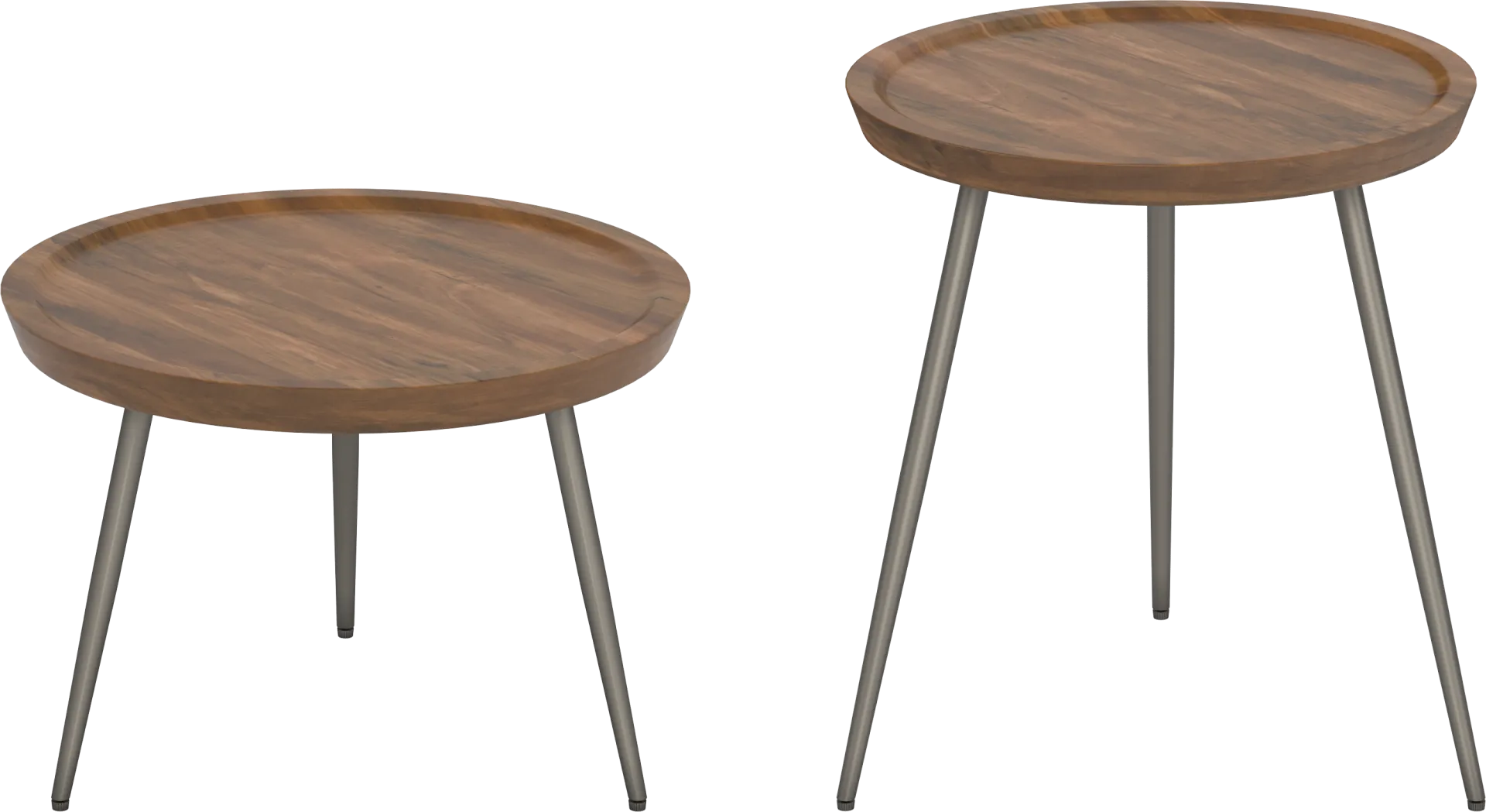 Brendleton Brown 2 Pc Table Set - Image 1