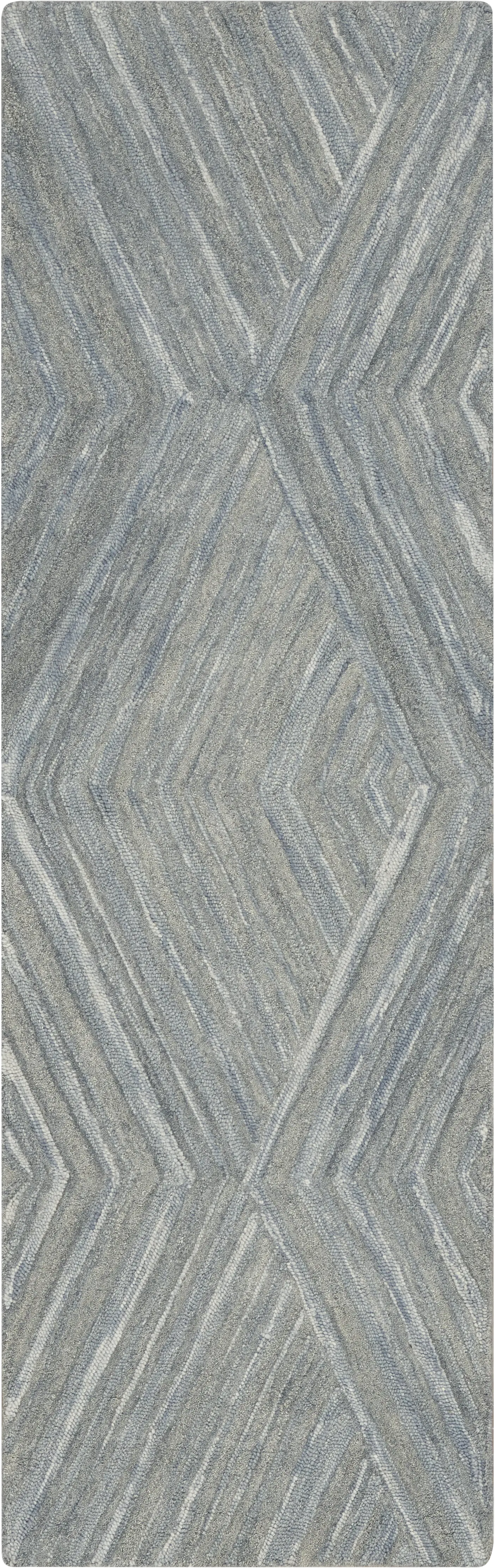 WAVE ILLUSION BLUE 2'3 x 7'6 RUG