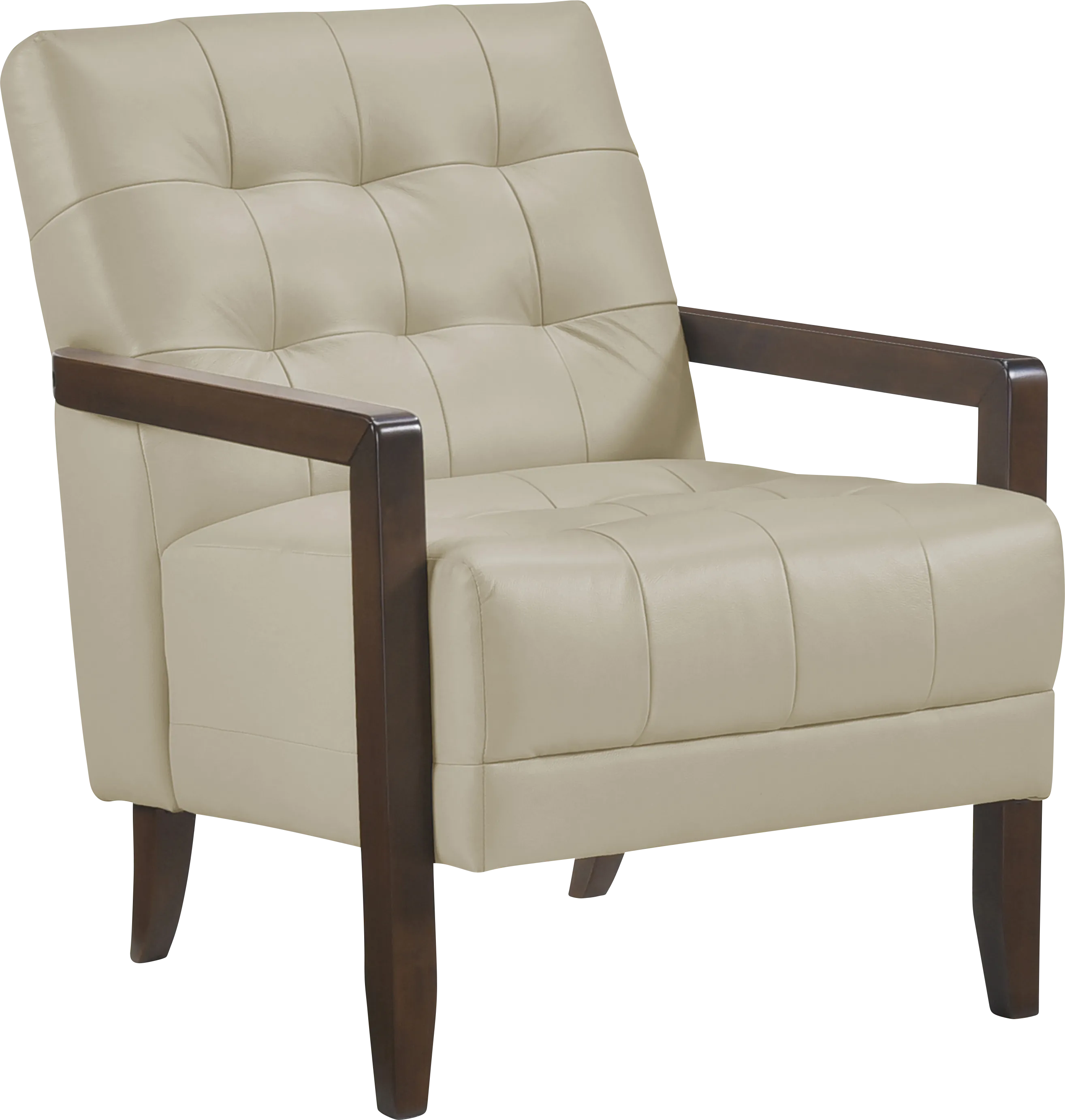 Raydn Beige Accent Chair - Thumbnail - Image 1