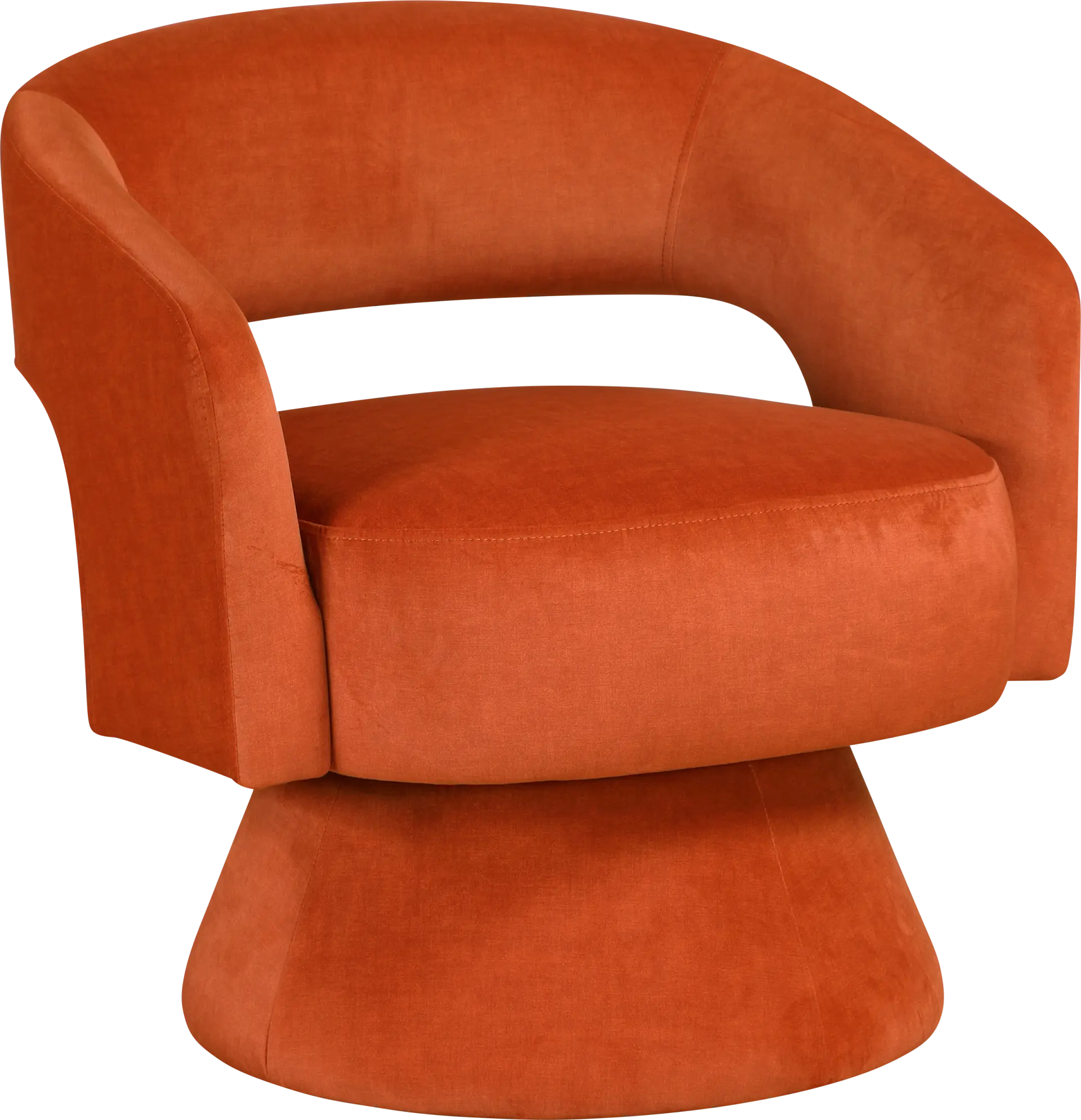 Saeva Orange Accent Chair