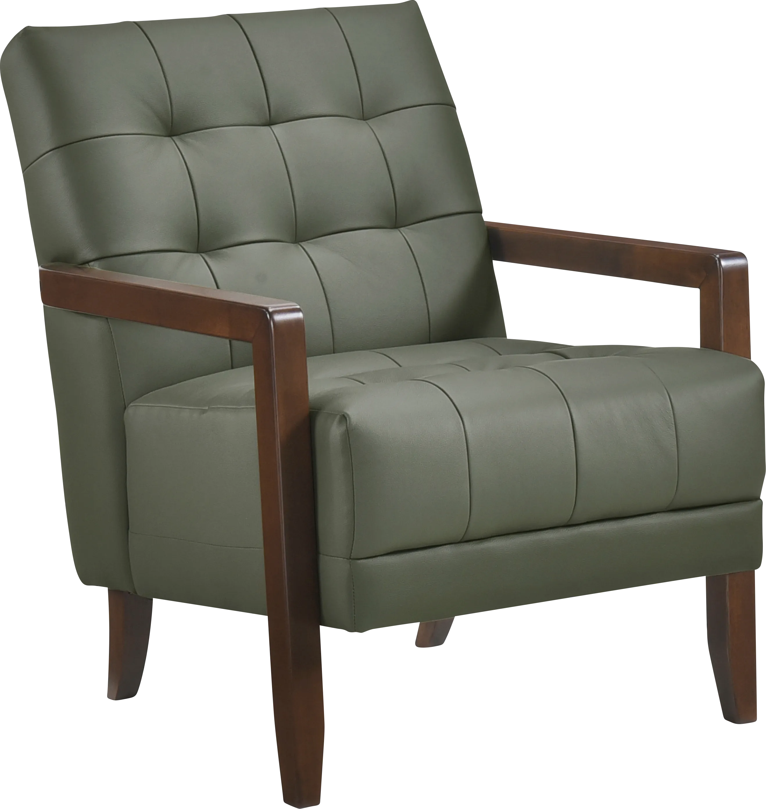 Clenn Green Accent Chair - Thumbnail - Image 1