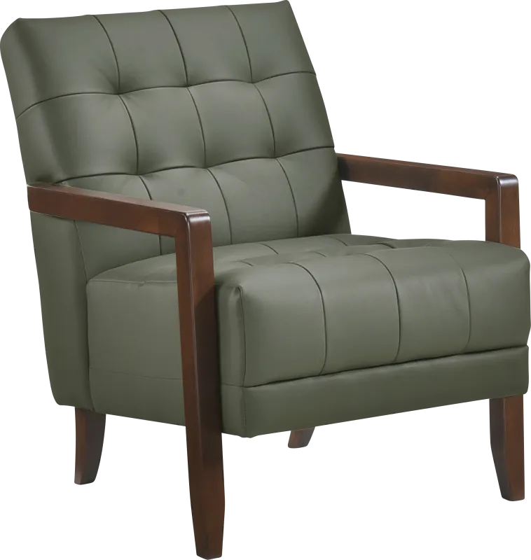 Clenn Green Accent Chair