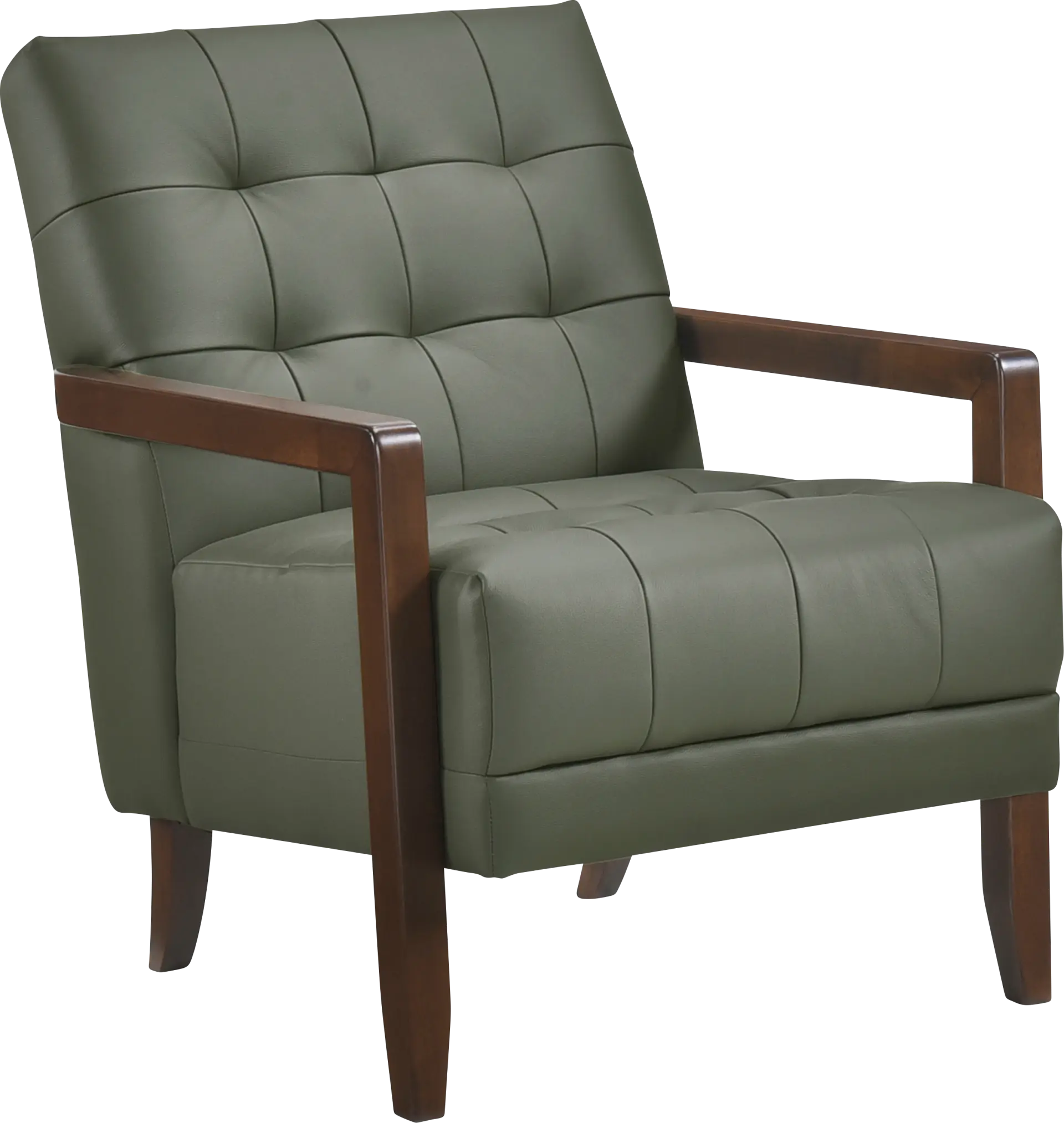 Clenn Green Accent Chair