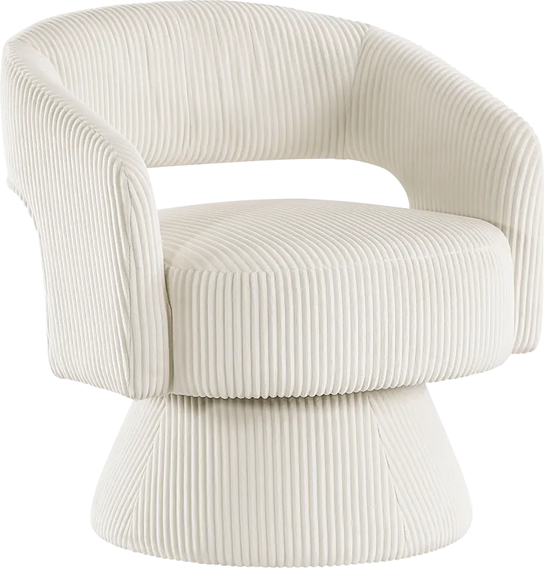 Saeva Beige Accent Chair