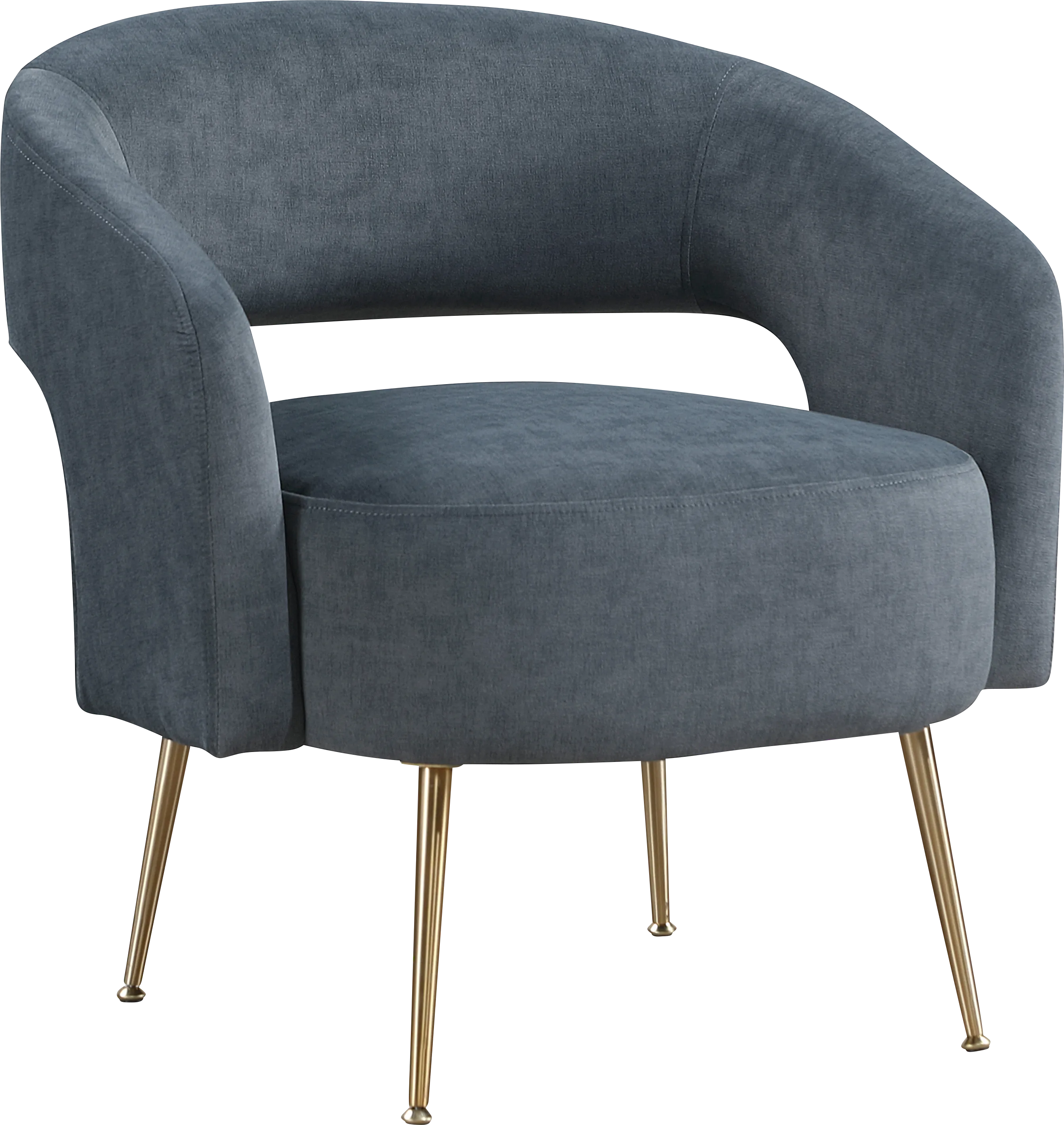 Kayi Gray Accent Chair - Thumbnail - Image 1