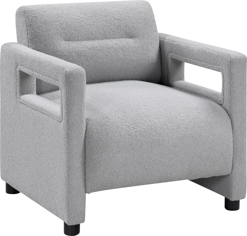 Charliza Gray Accent Chair