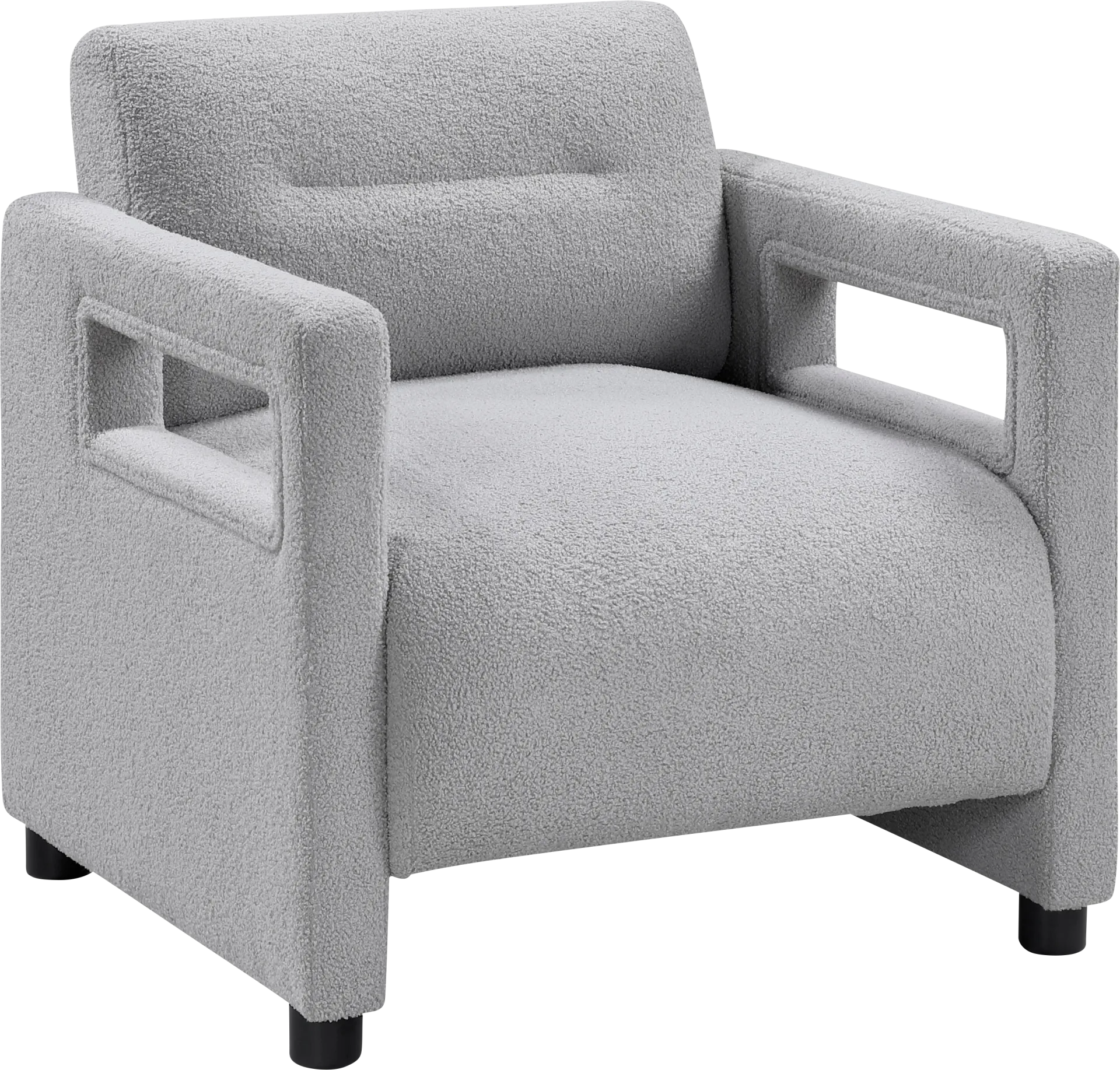 Charliza Gray Accent Chair - Image 1