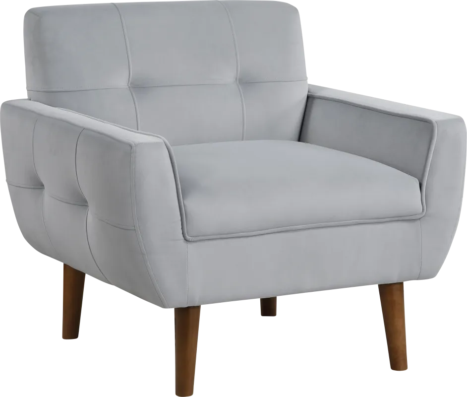 Anka Gray Accent Chair