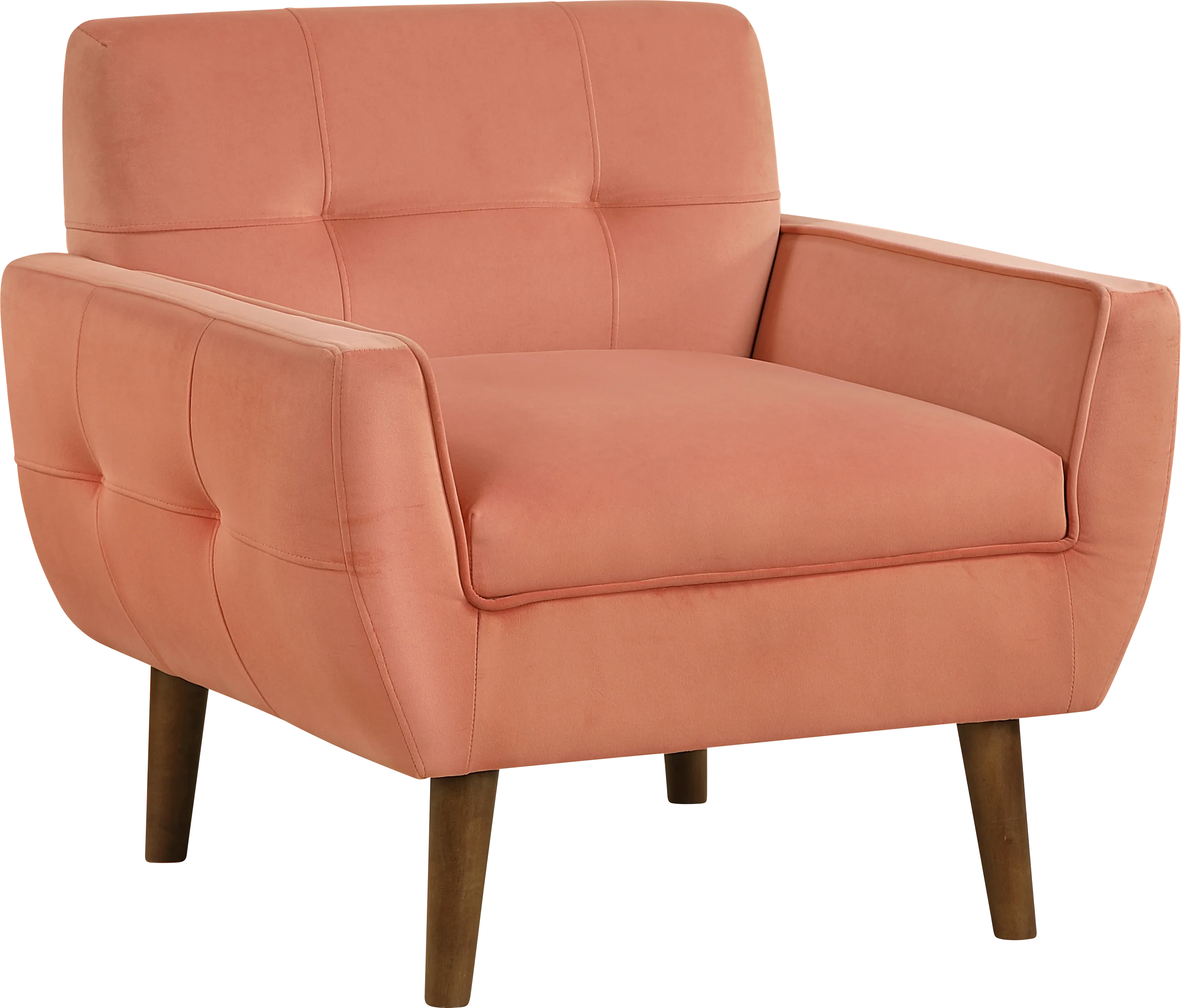 Butan Orange Accent Chair - Thumbnail - Image 1
