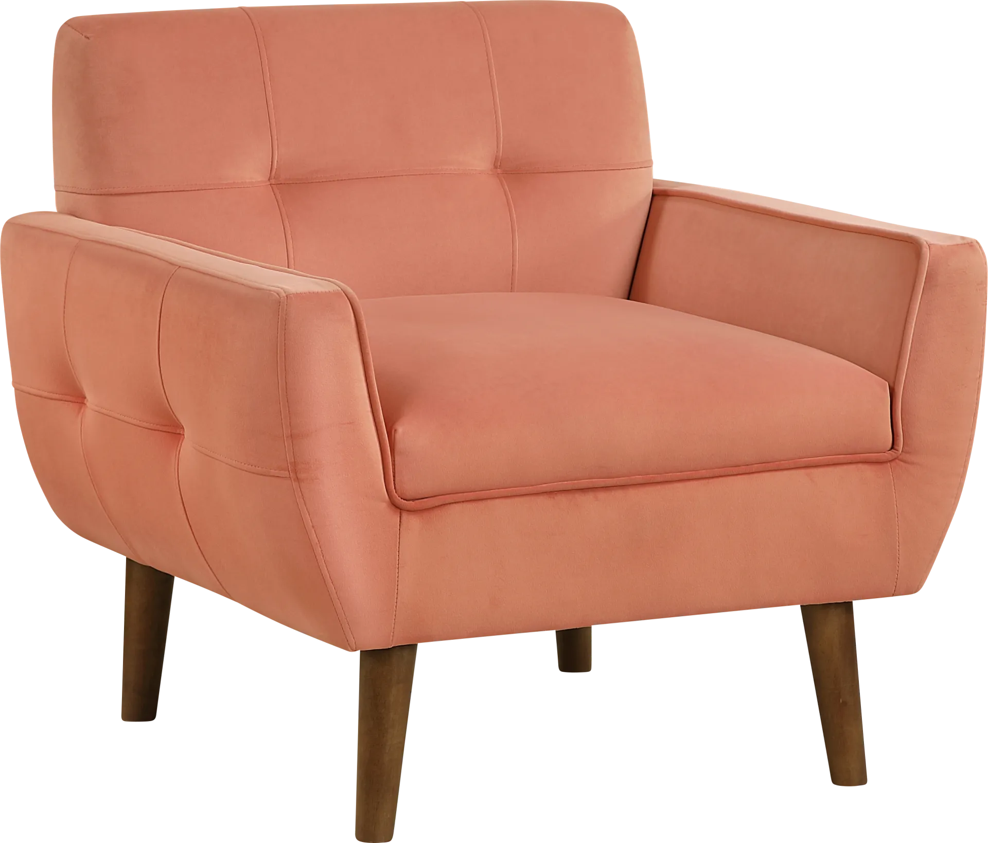 Butan Orange Accent Chair - Image 1