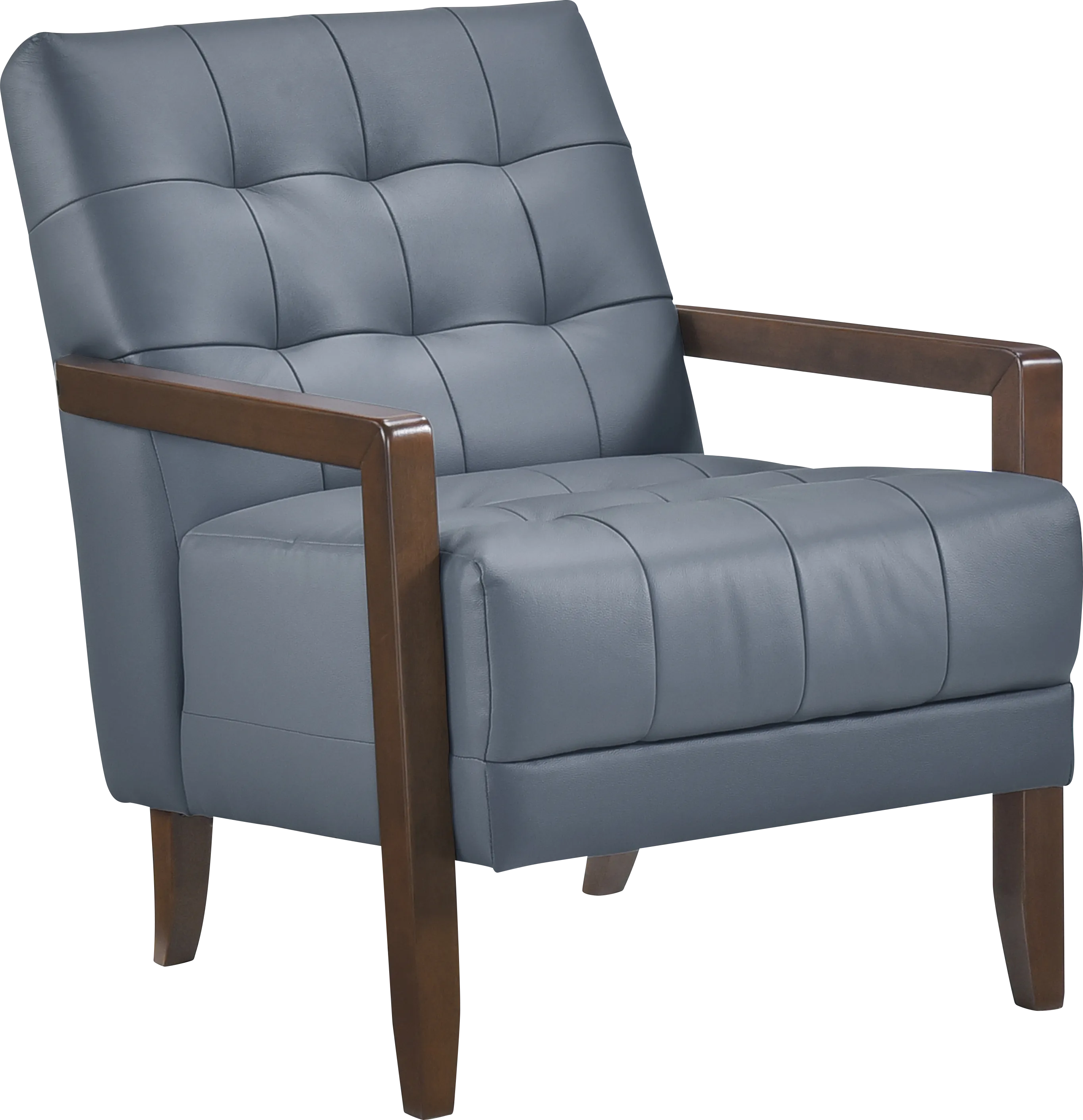Jexa Blue Accent Chair - Thumbnail - Image 1