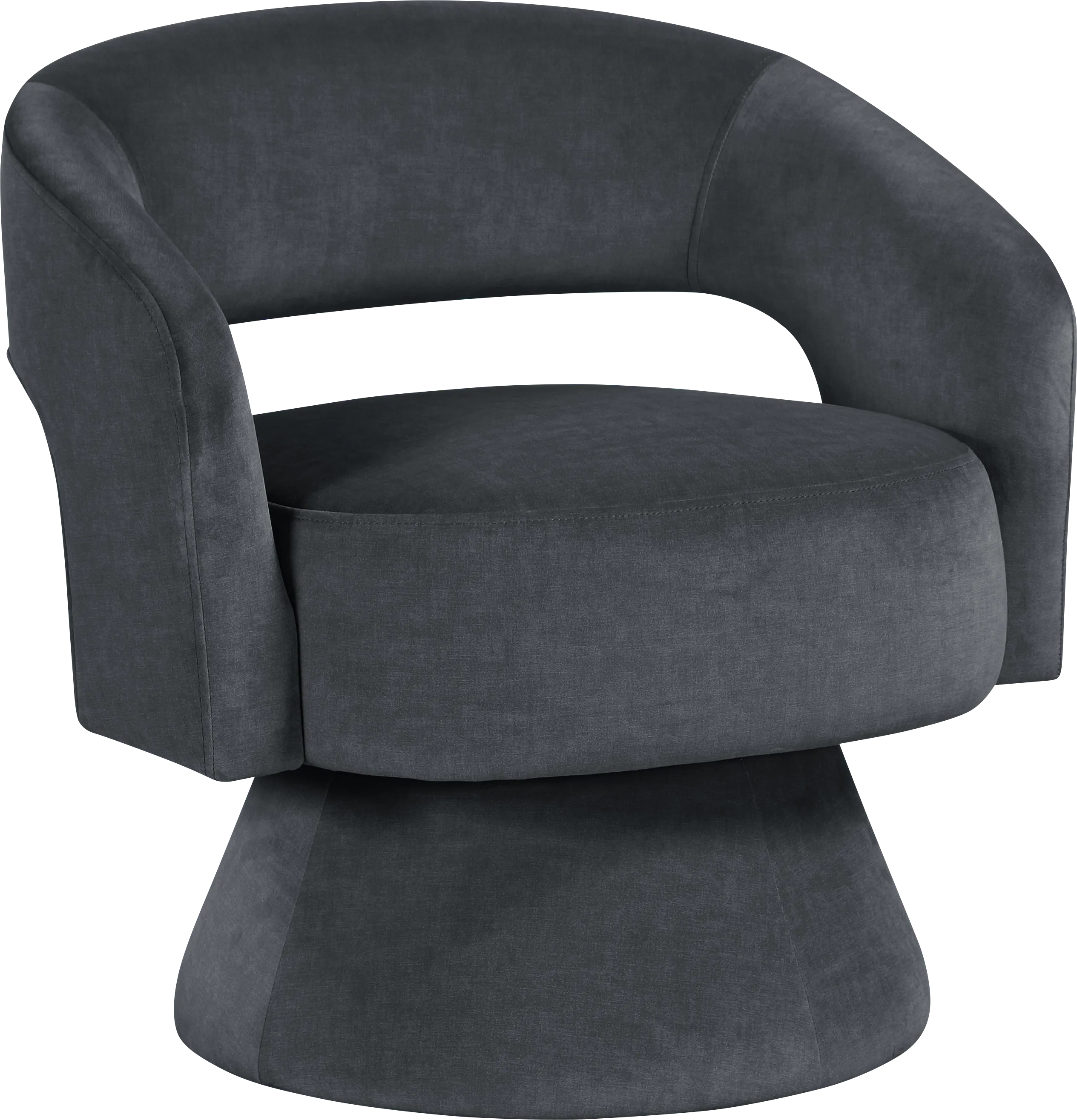 Kaela Drak Gray Accent Chair - Thumbnail - Image 1