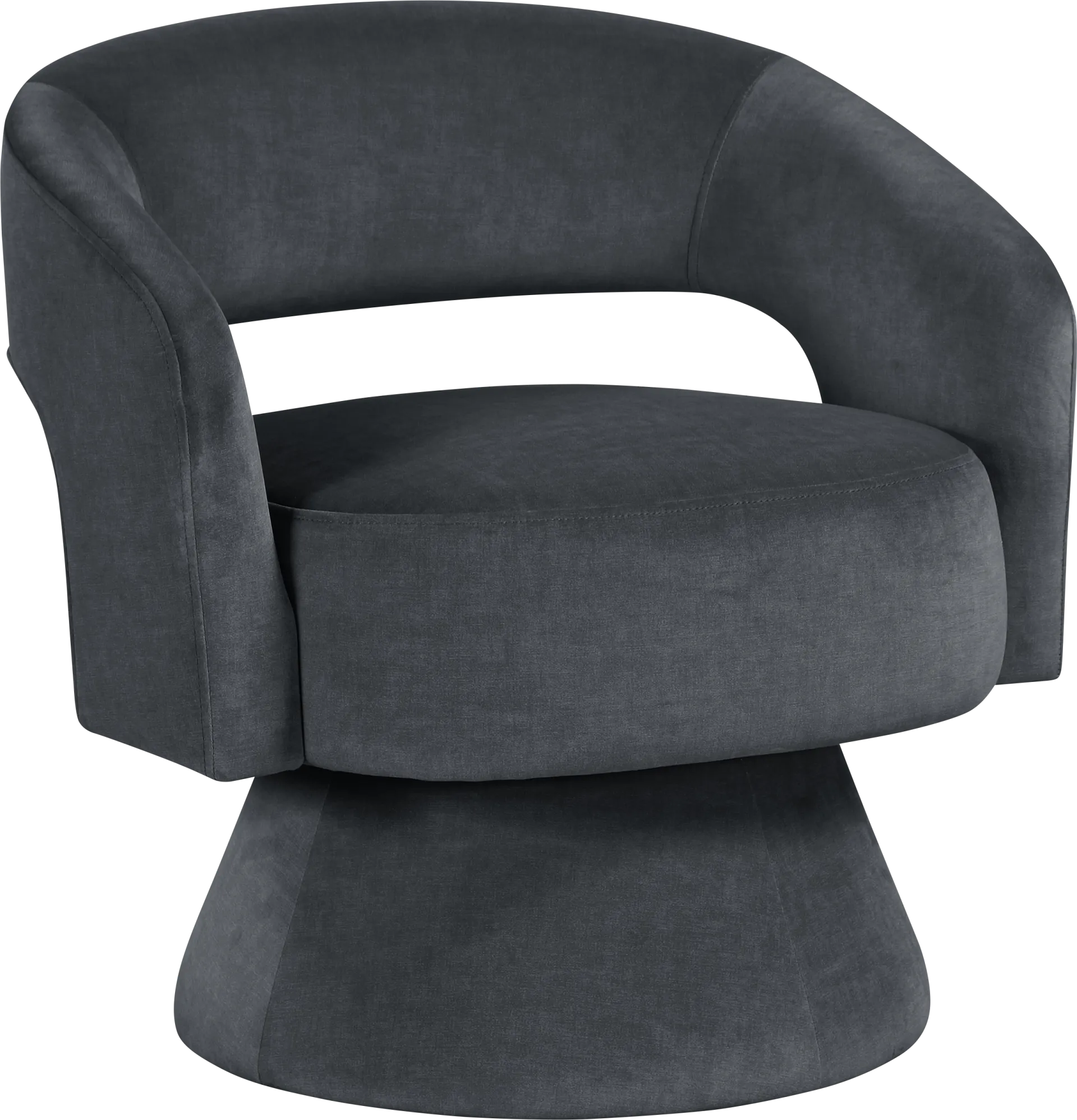 Kaela Drak Gray Accent Chair - Image 1