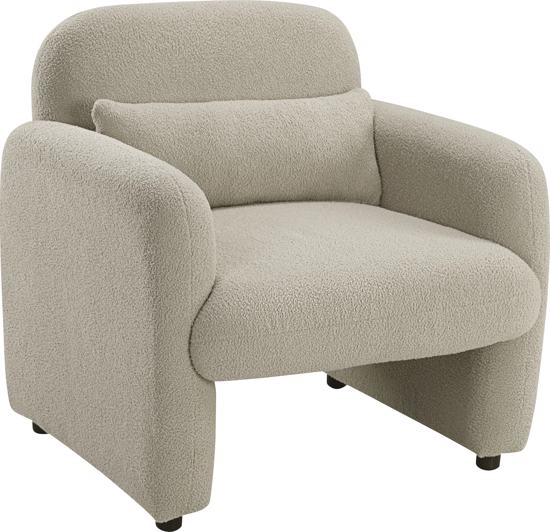 Herlee Beige Accent Chair - Image 1