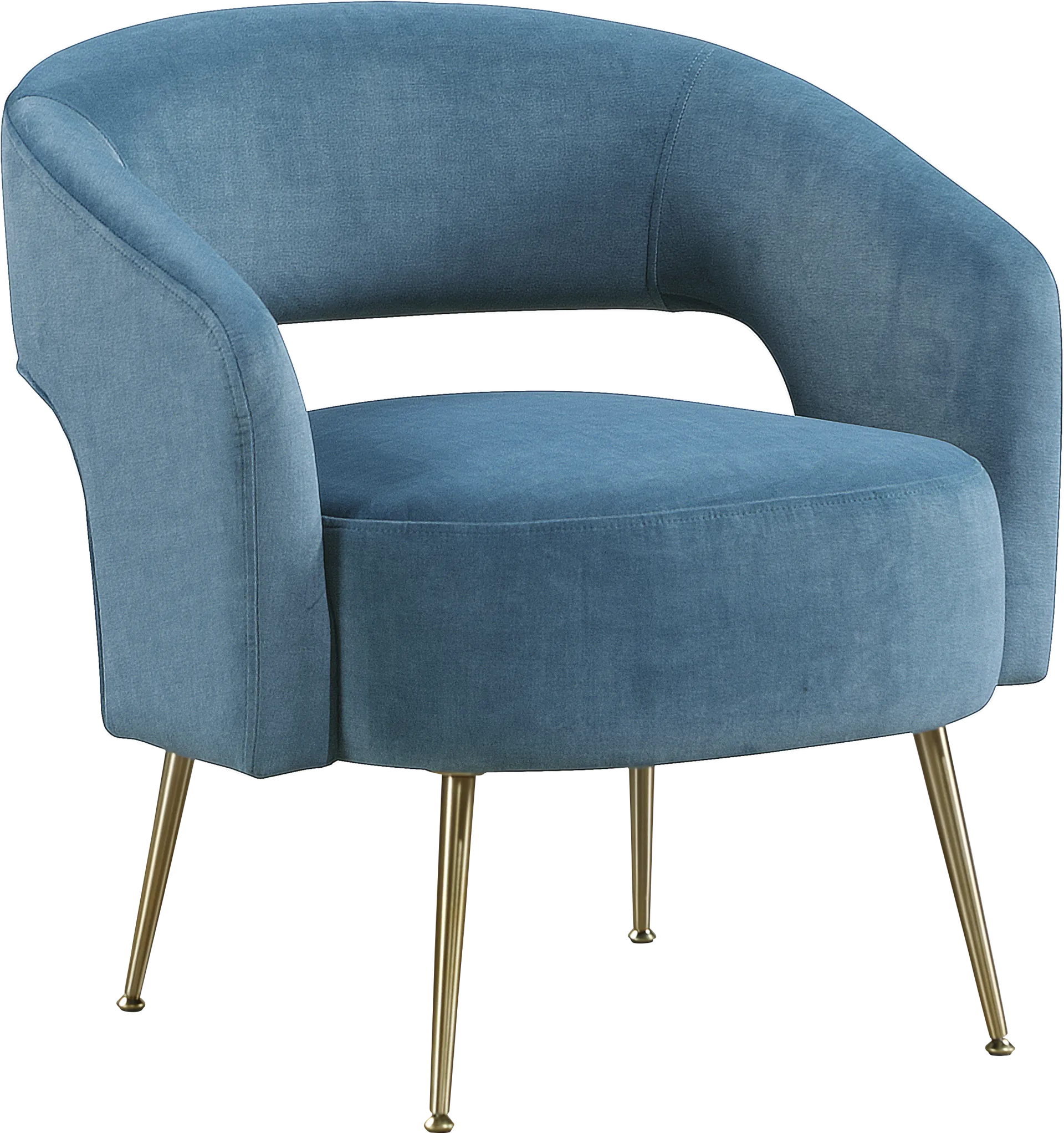 Catlea Blue Accent Chair - Image 1