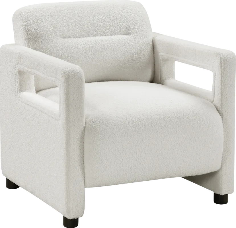Thadd Beige Accent Chair