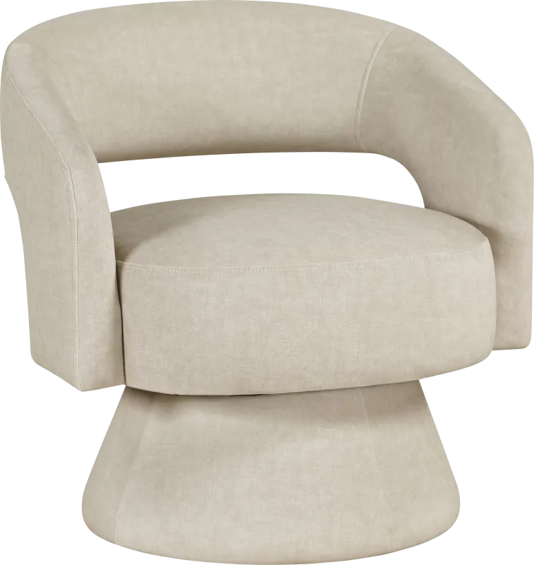 Elenoh Beige Accent Chair