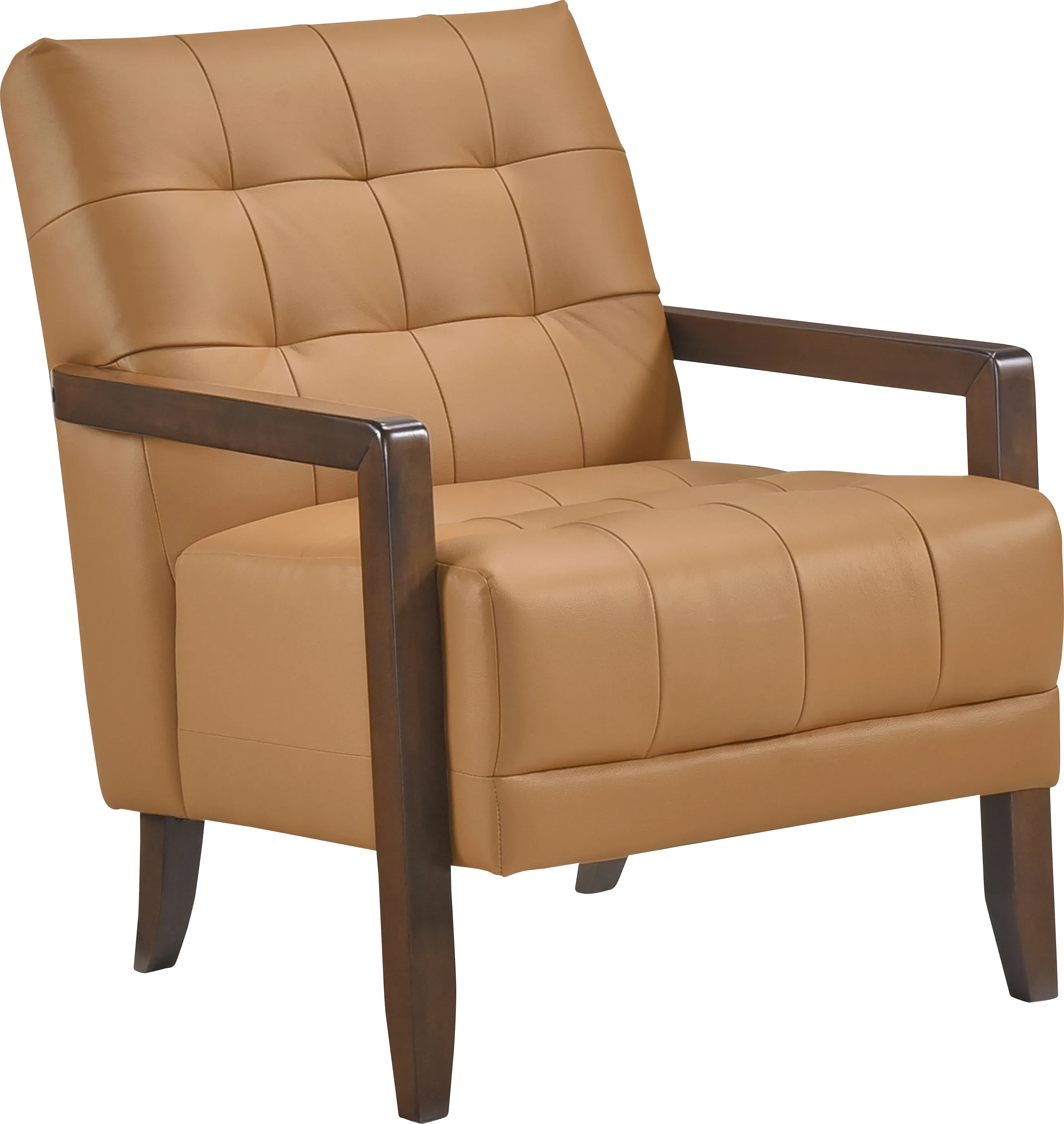 Aeden Orange Accent Chair - Thumbnail - Image 1
