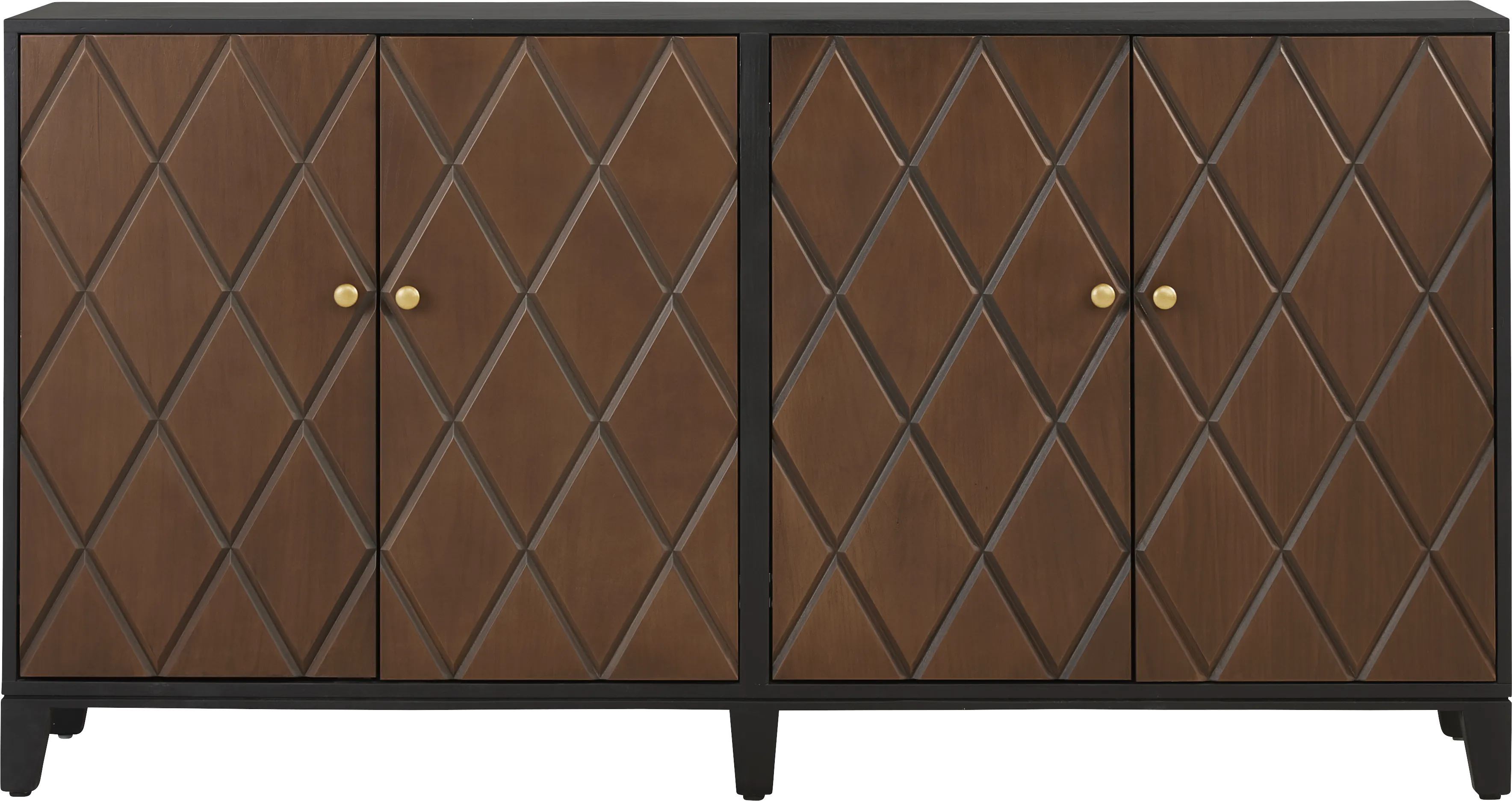Vance Black 70 in. Cabinet - Thumbnail - Image 1