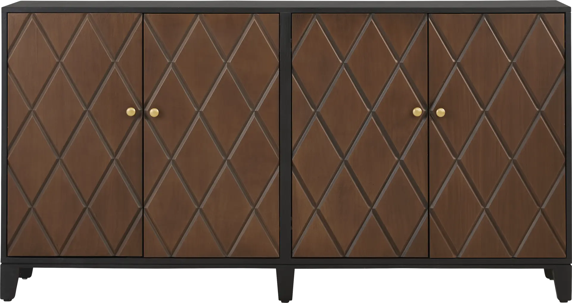 Vance Black 70 in. Cabinet