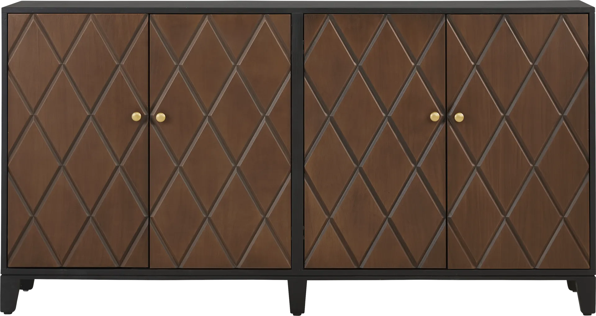 Vance Black 70 in. Cabinet - Image 1
