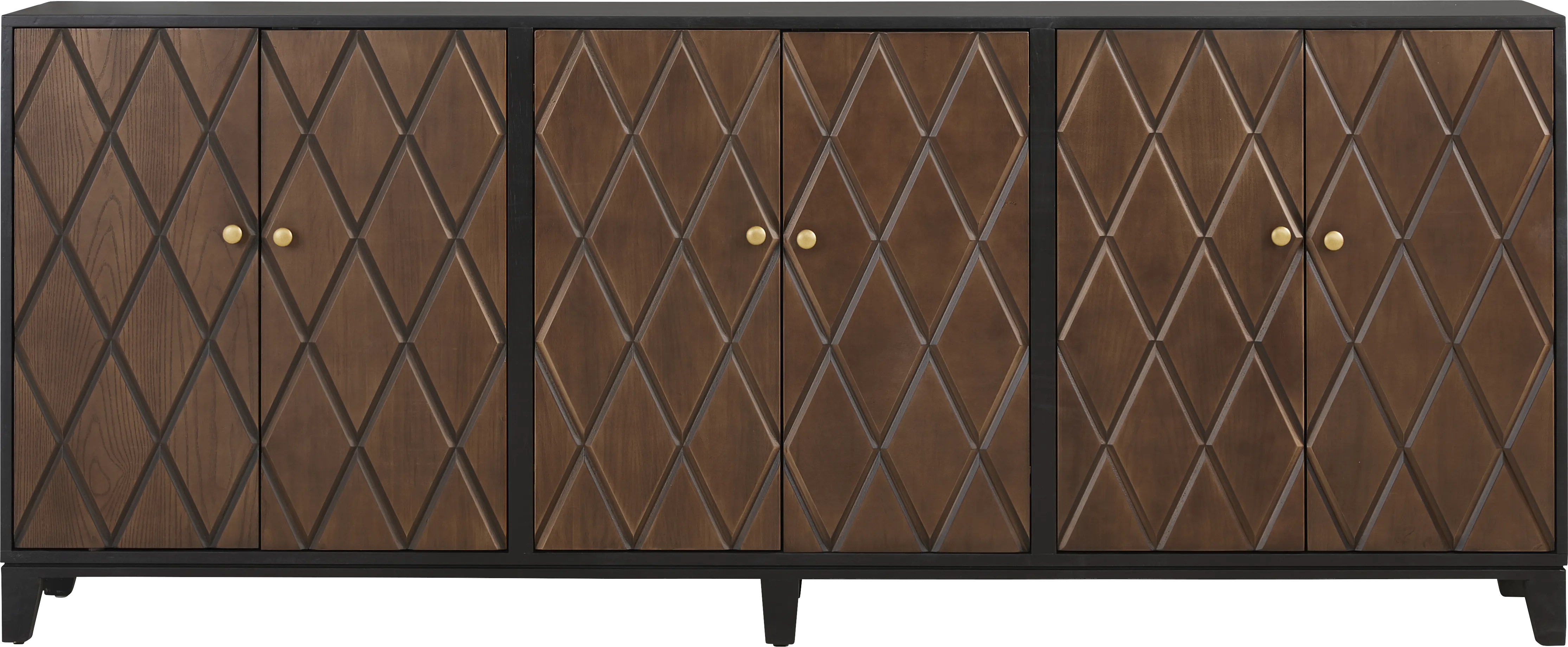 Vance Black 90 in. Credenza - Thumbnail - Image 1
