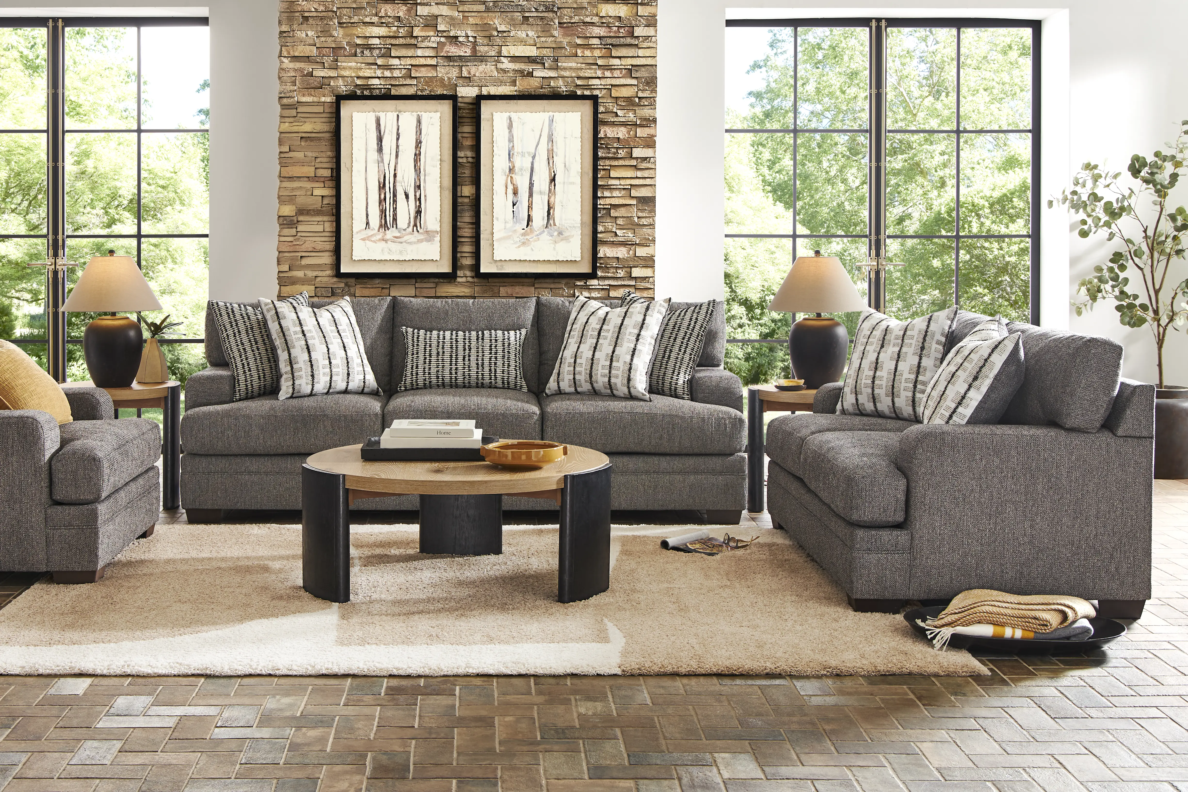 Conover Street Gray 8 Pc Living Room - Thumbnail - Image 1