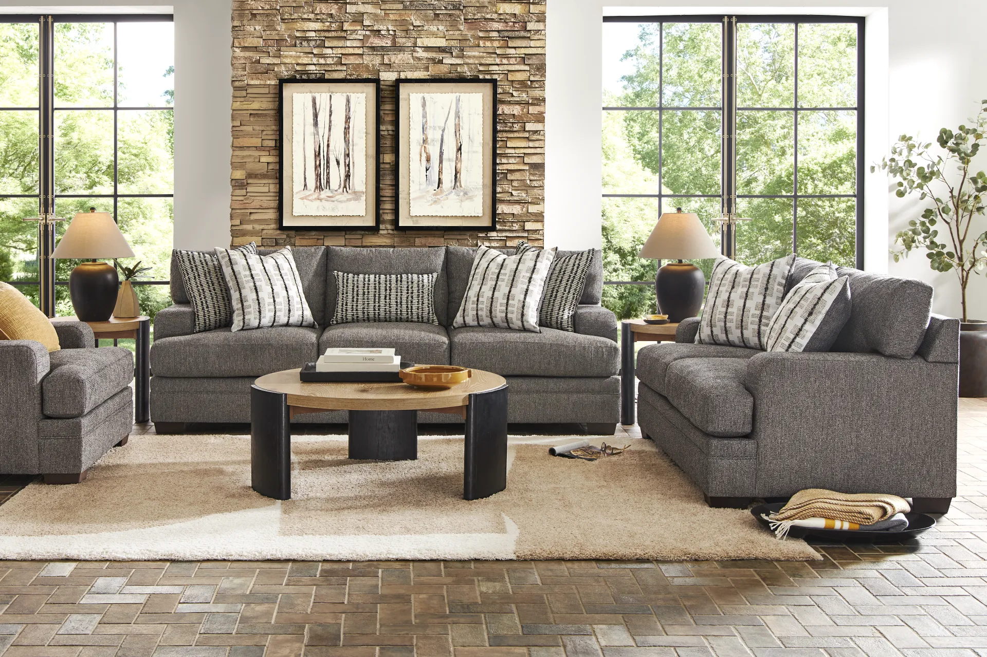 Conover Street Gray 8 Pc Living Room - Image 1