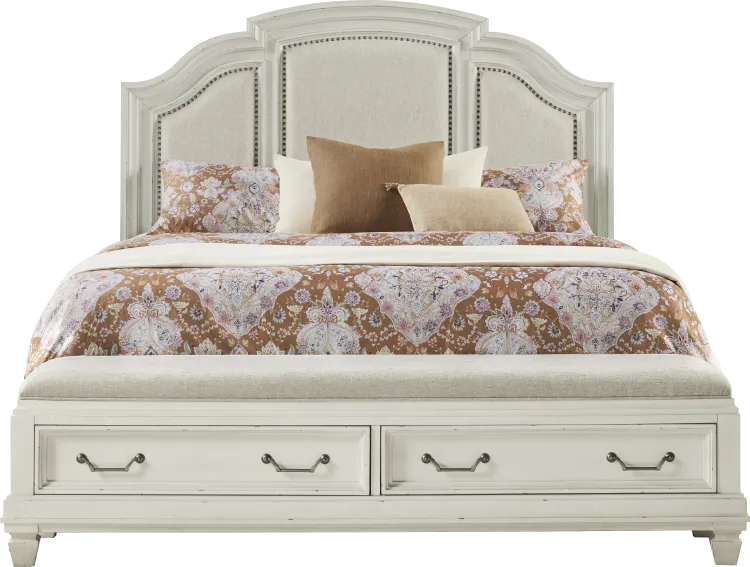 3 pc queen storage bed