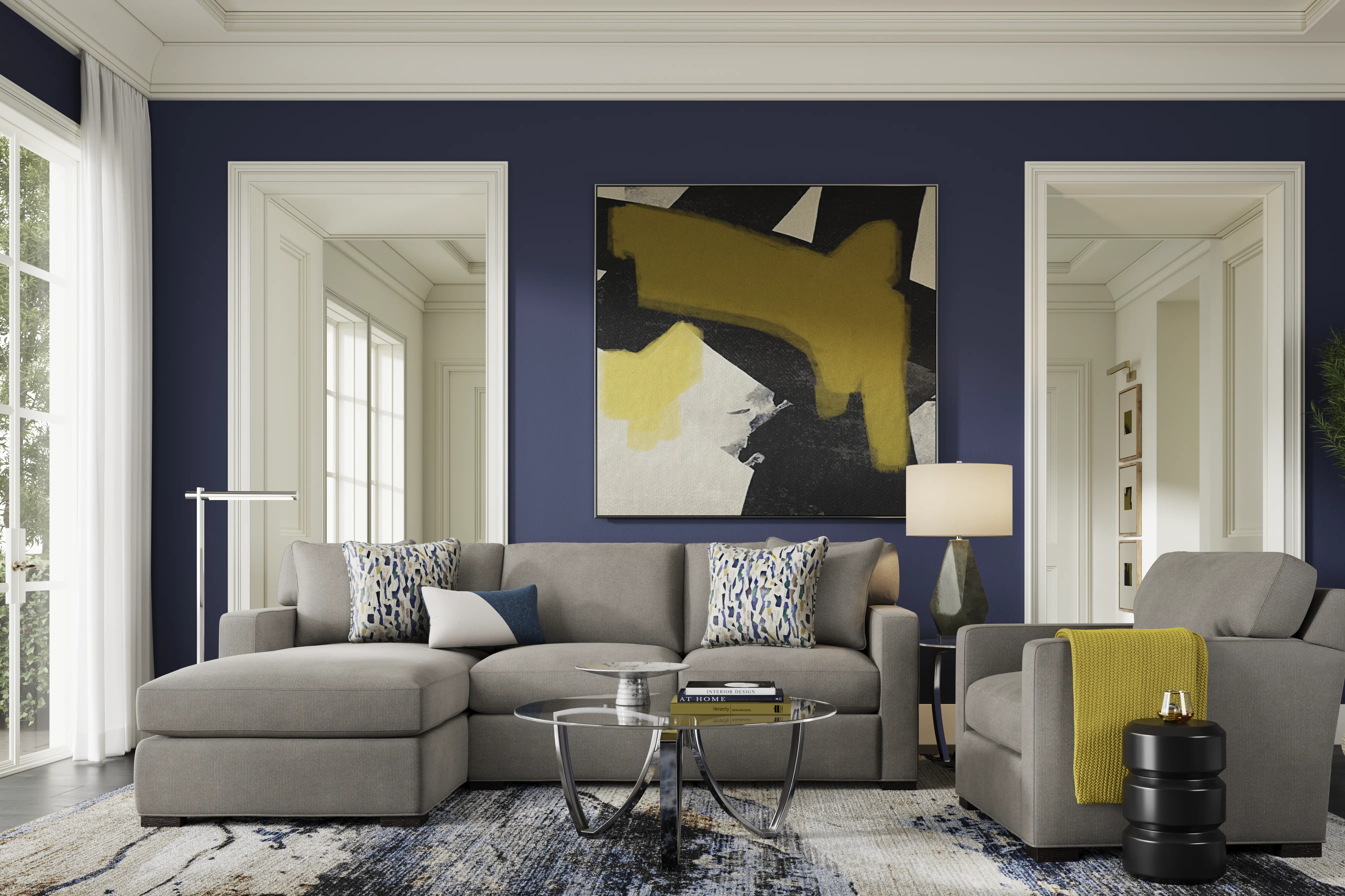 Harmonie Steel 2 Pc Sectional - Thumbnail - Image 2