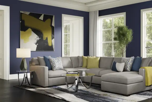 Harmonie Steel 3 Pc Sectional