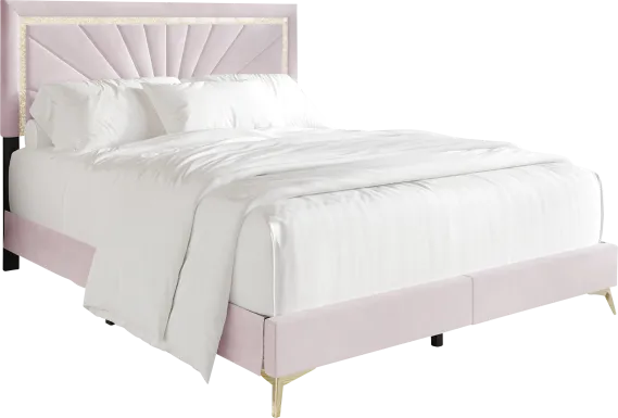 Locust Light Pink Twin Bed