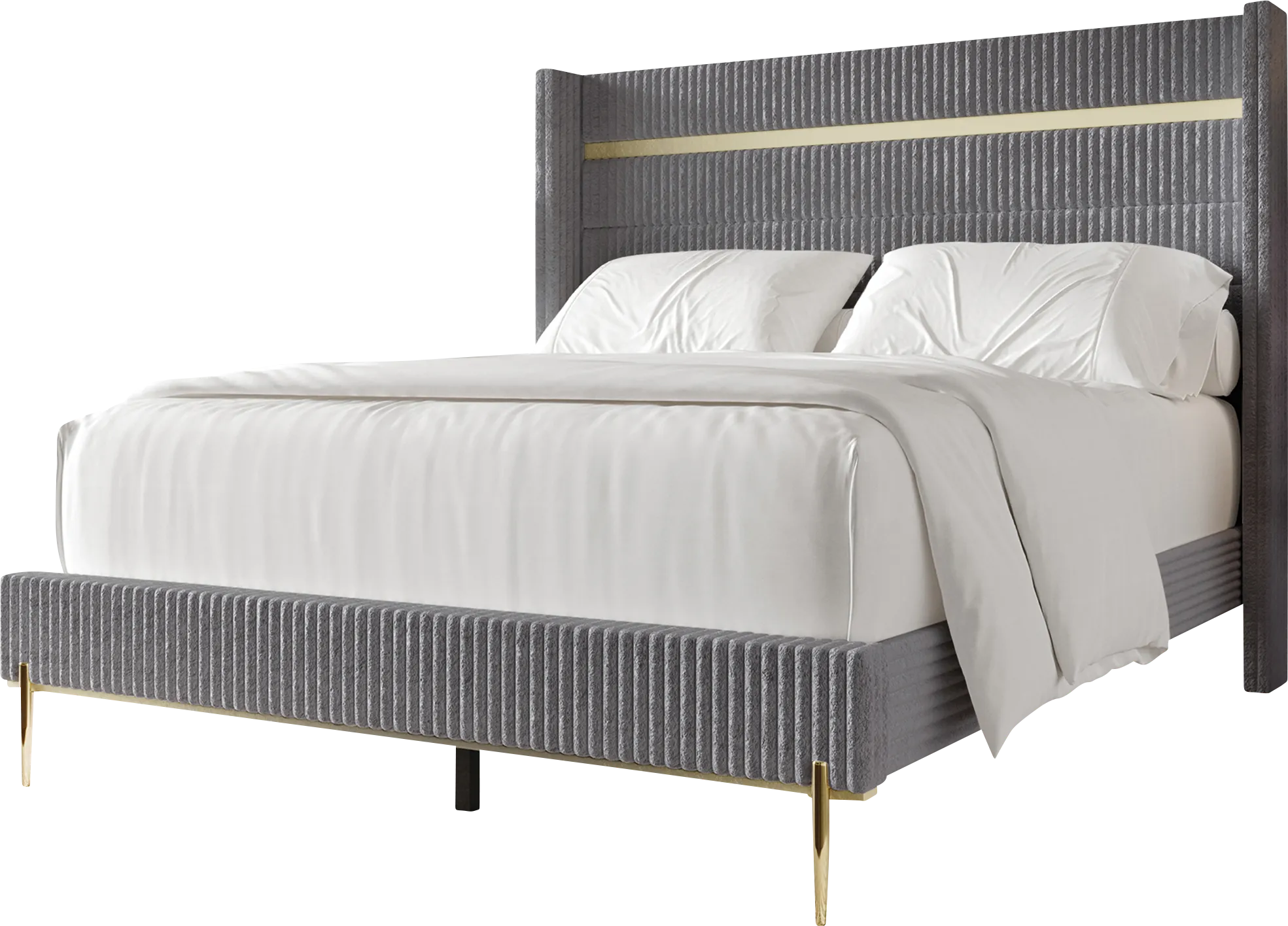 Lilypadway Gray Full Bed - Thumbnail - Image 1