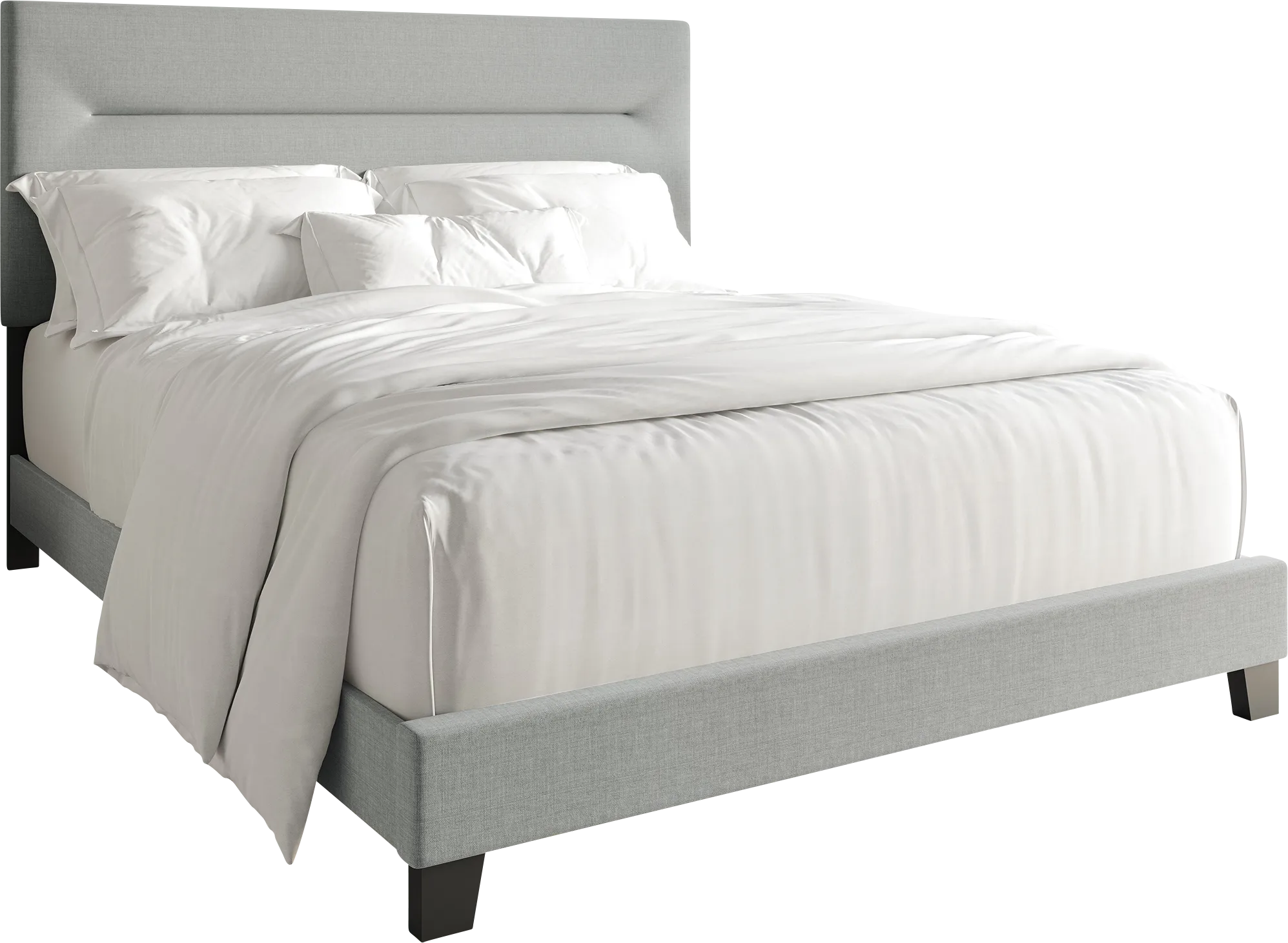 Yewrow Gray Full Bed - Thumbnail - Image 1