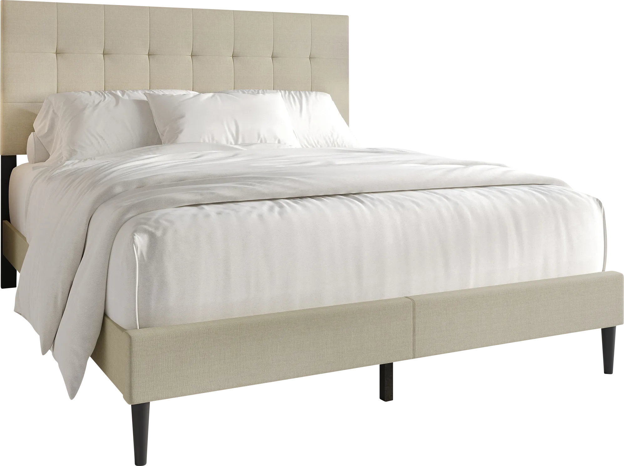 Starstreet Beige Full Bed - Thumbnail - Image 1