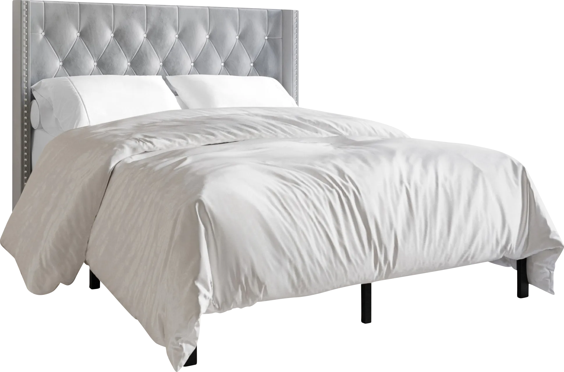 Flaxavenue Gray Full Bed - Thumbnail - Image 1
