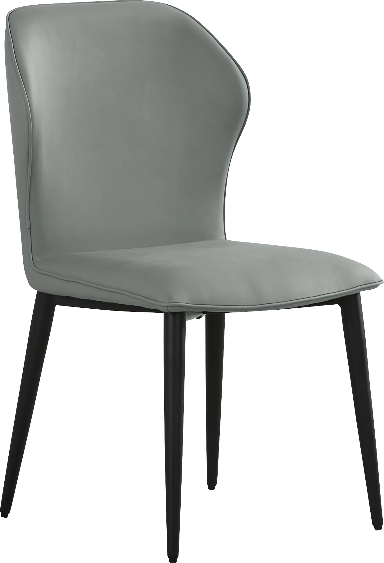 Allici Charcoal Side Chair - Image 1