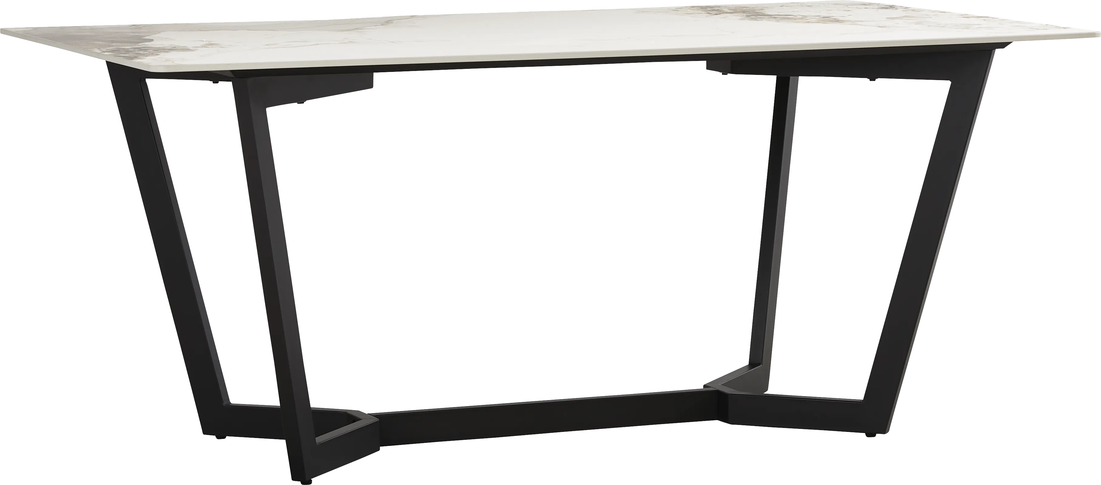 Allici White Dining Table - Thumbnail - Image 1