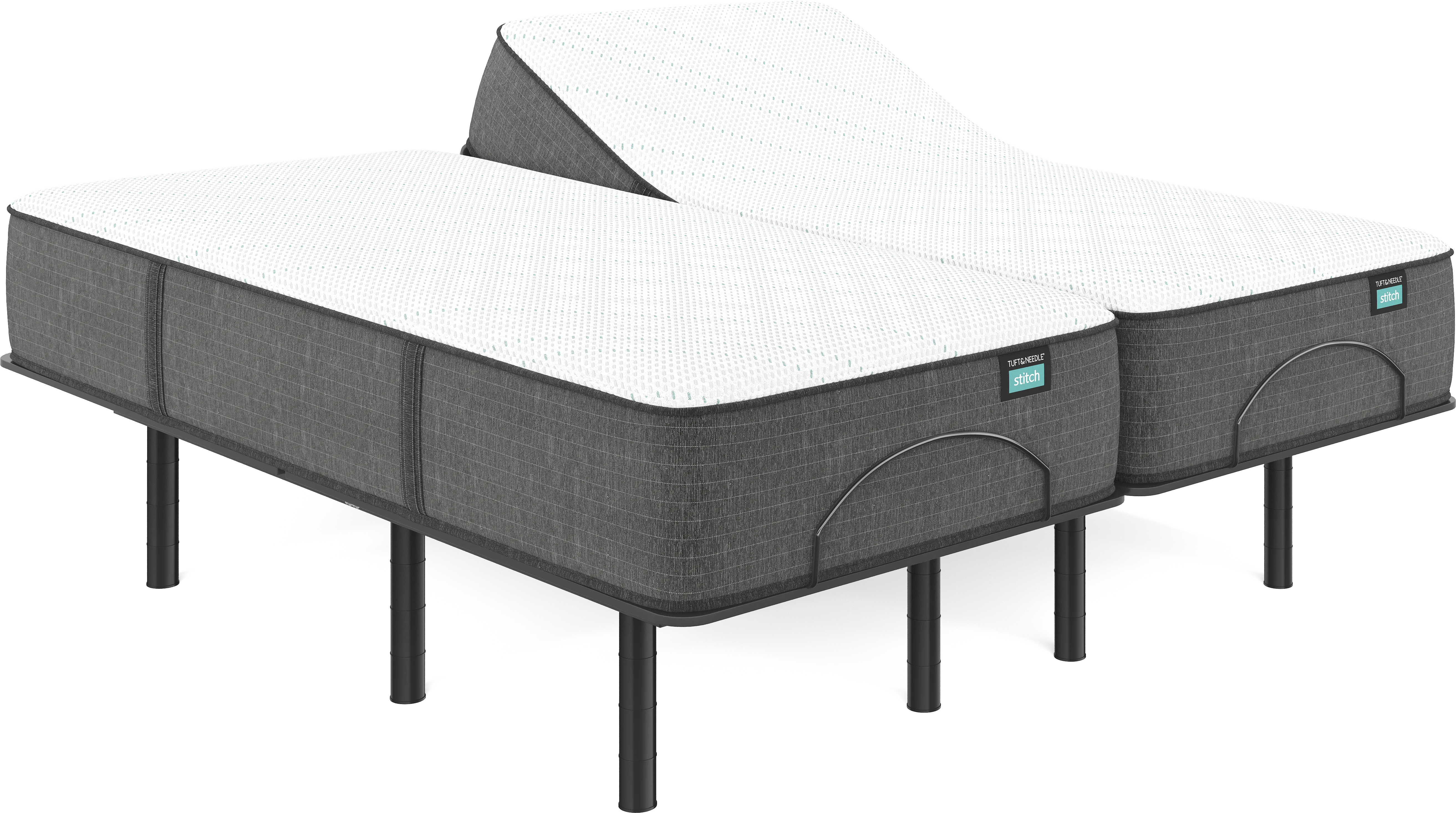 Tuft & Needle TN3.1 Split King Mattress Set with Head Up Only Base - Thumbnail - Image 1