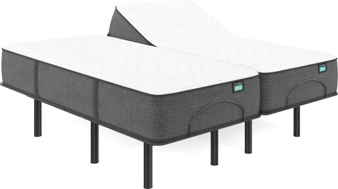 Tuft & Needle TN3.1 Split King Mattress Set with Head Up Only Base