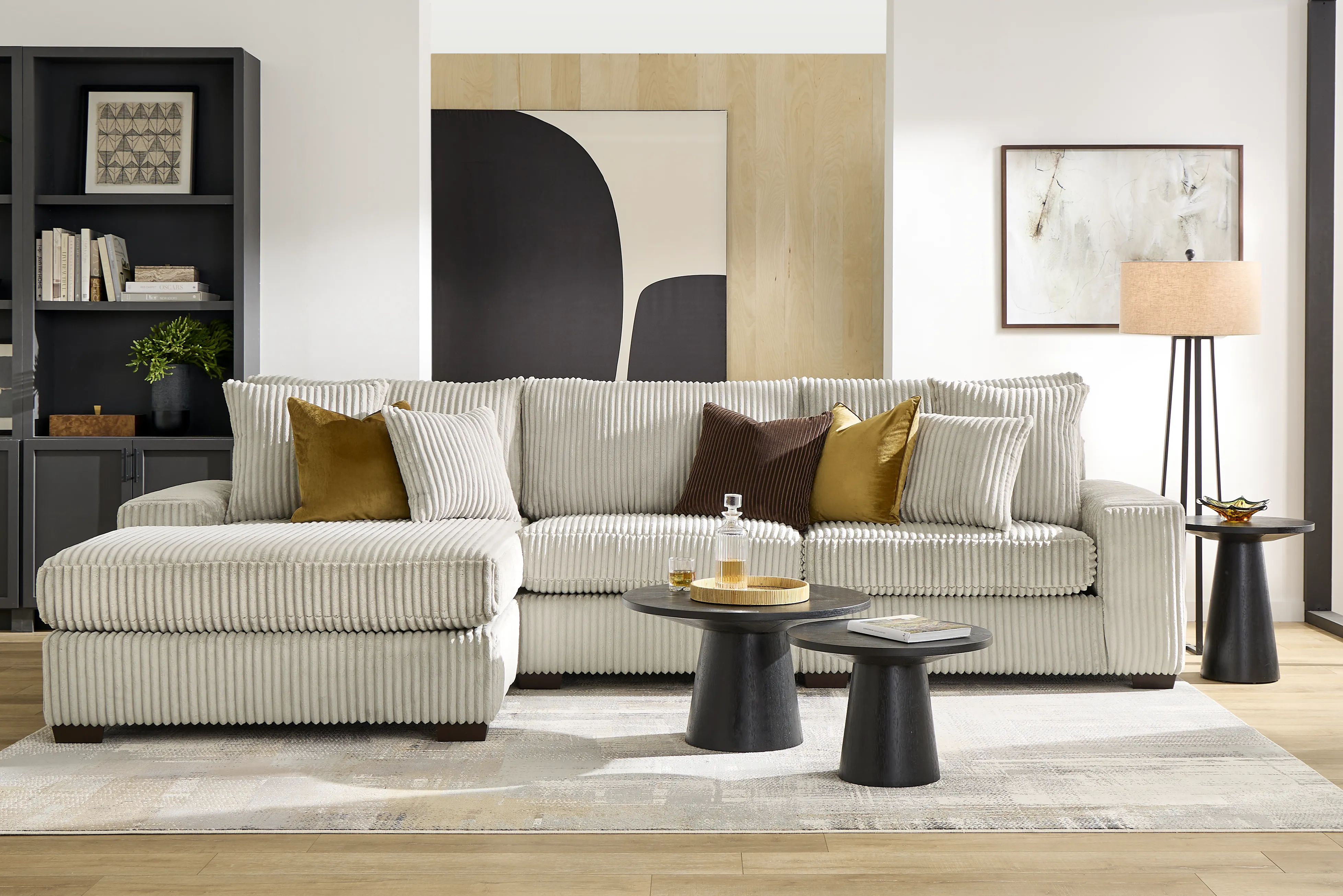 Lexford Park Gray 3 Pc Sectional - Thumbnail - Image 2
