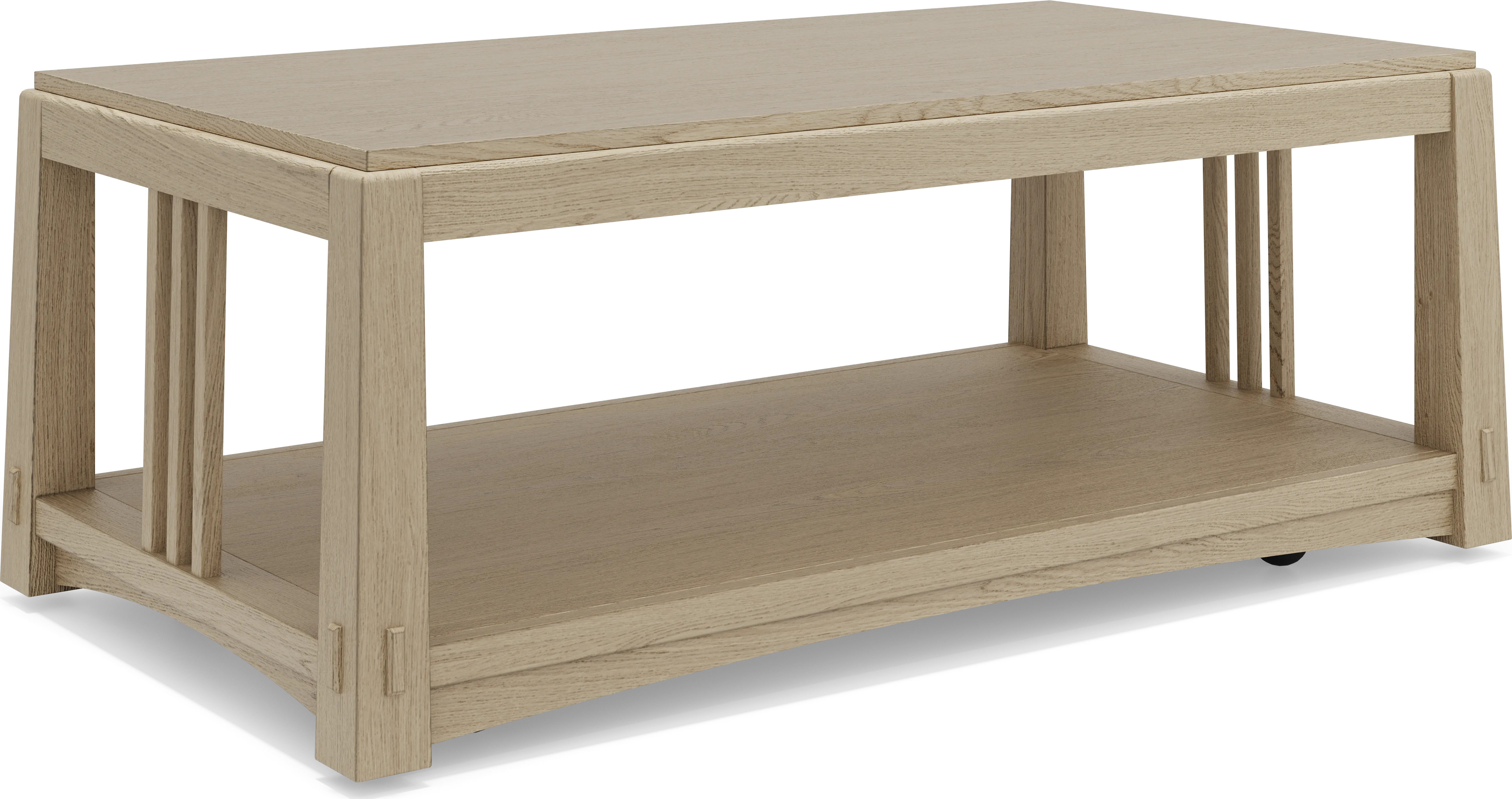 Keaton Natural Cocktail Table - Thumbnail - Image 1