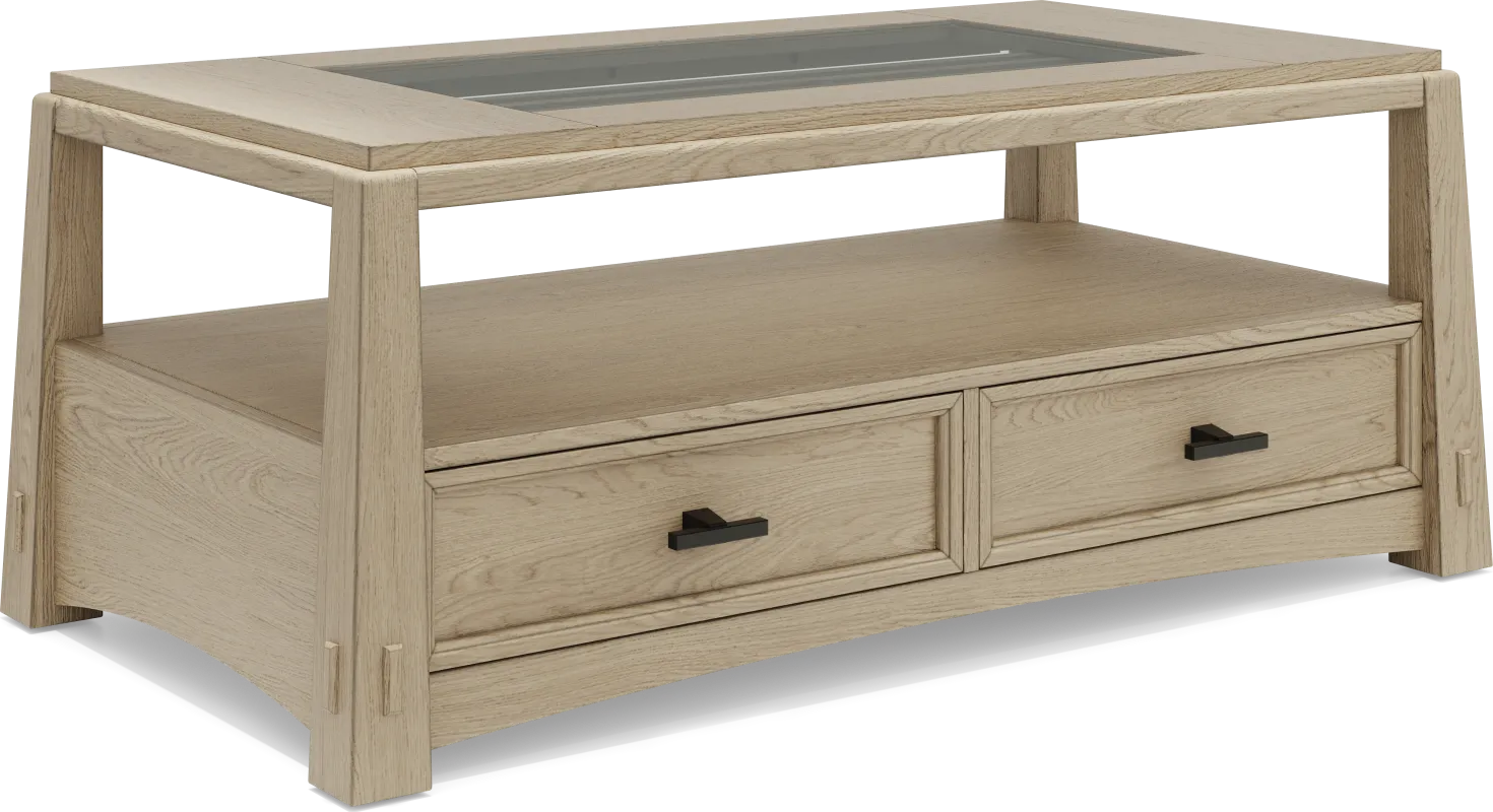 Keaton Natural Cocktail Table