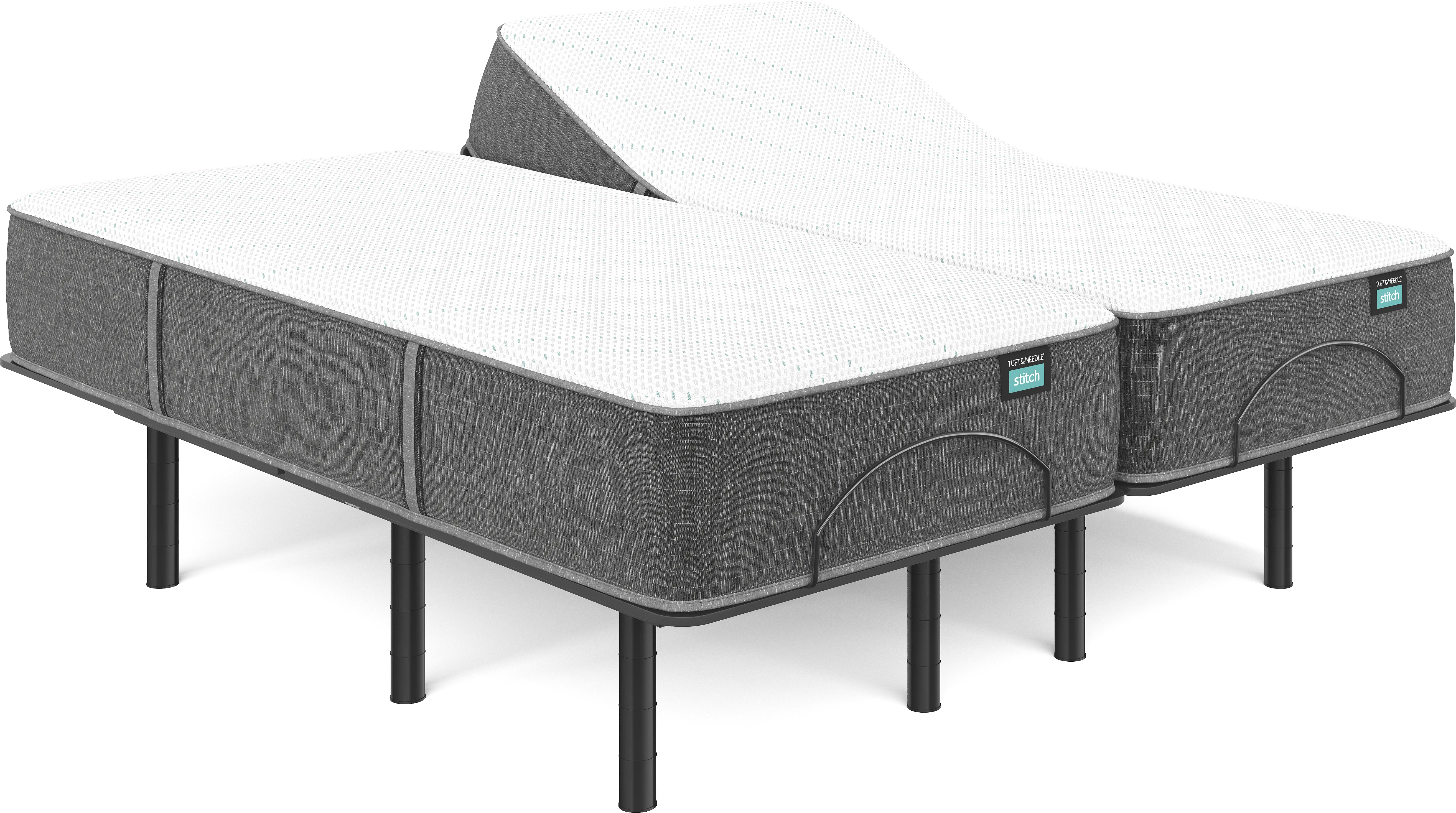 Tuft & Needle TN5.1 Split King Mattress Set with Head Up Only Base - Thumbnail - Image 1