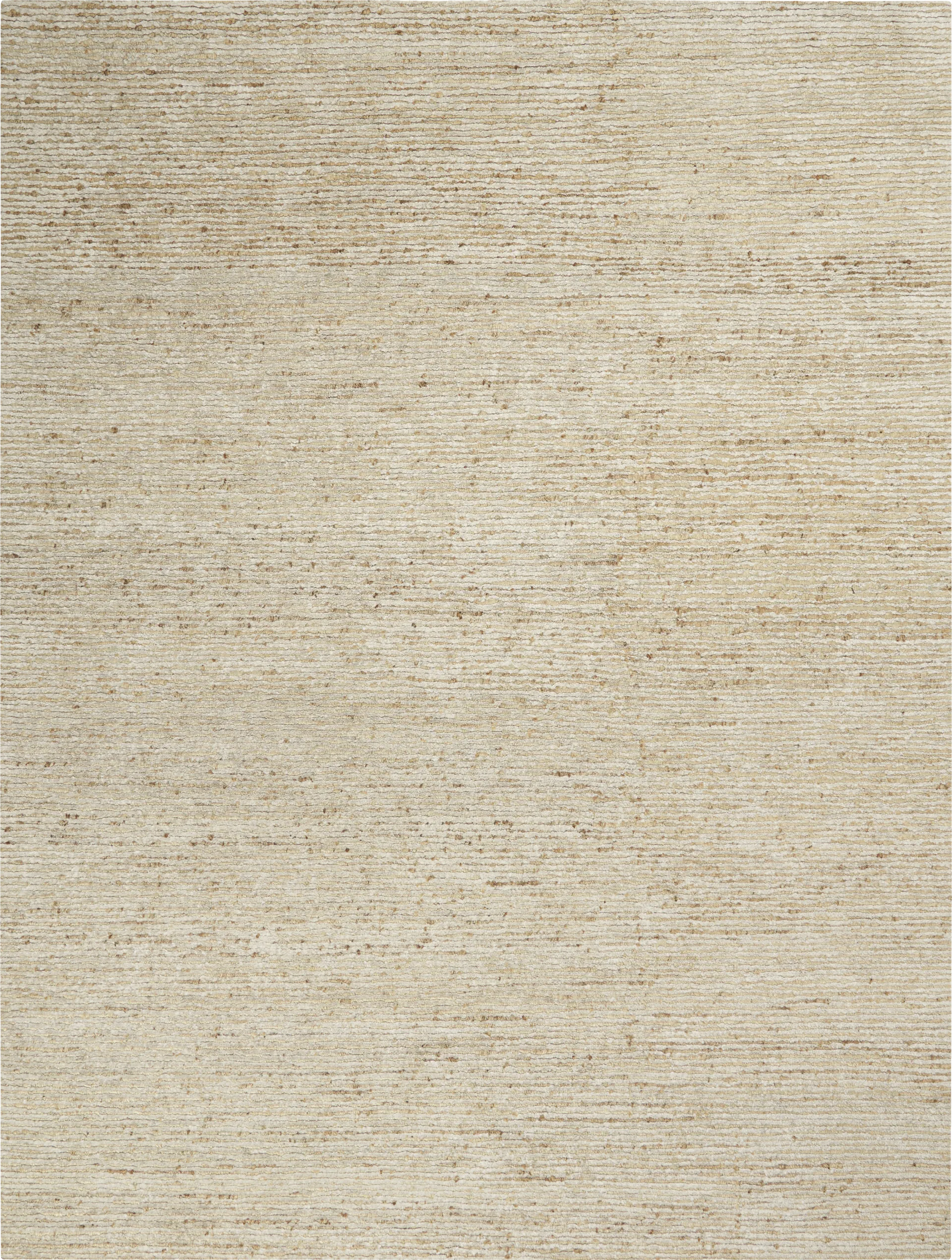 Loomscape Beige 9' x 12' Rug - Image 1