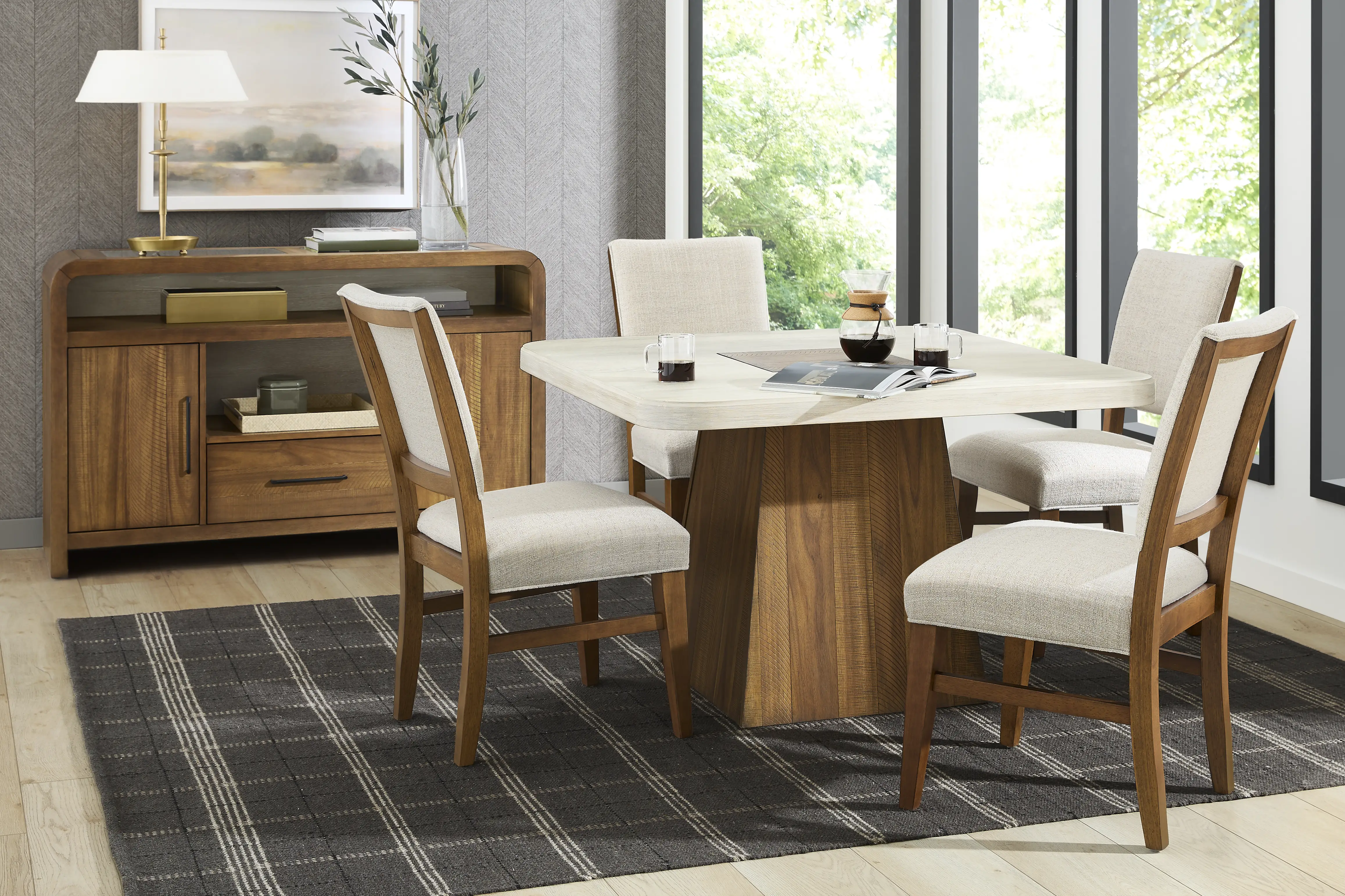 Westham Cream Square Dining Table - Thumbnail - Image 2