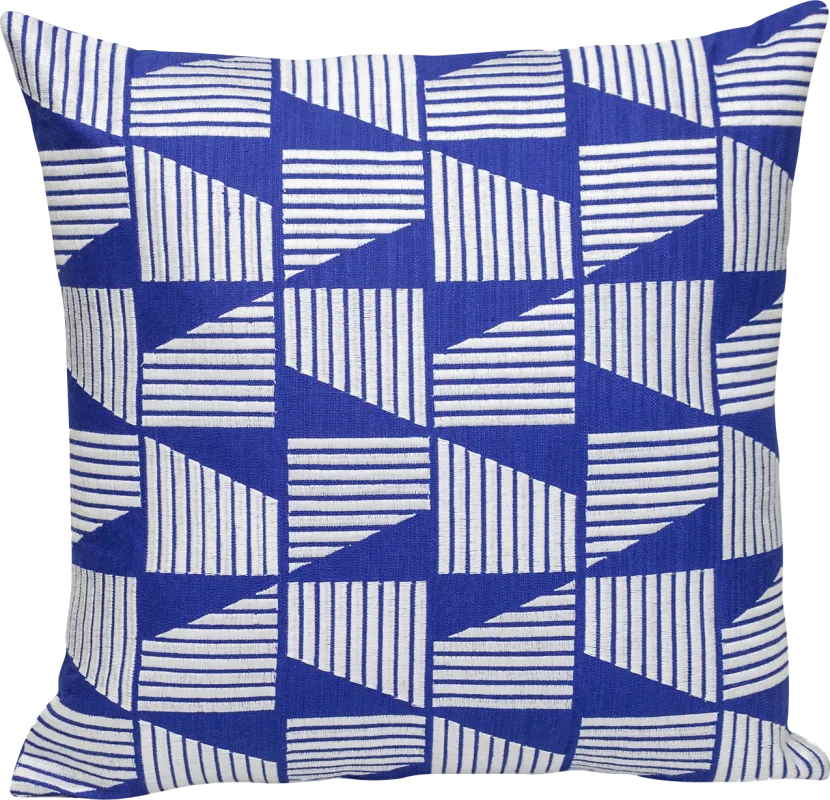 Majabvi Blue Accent Pillow