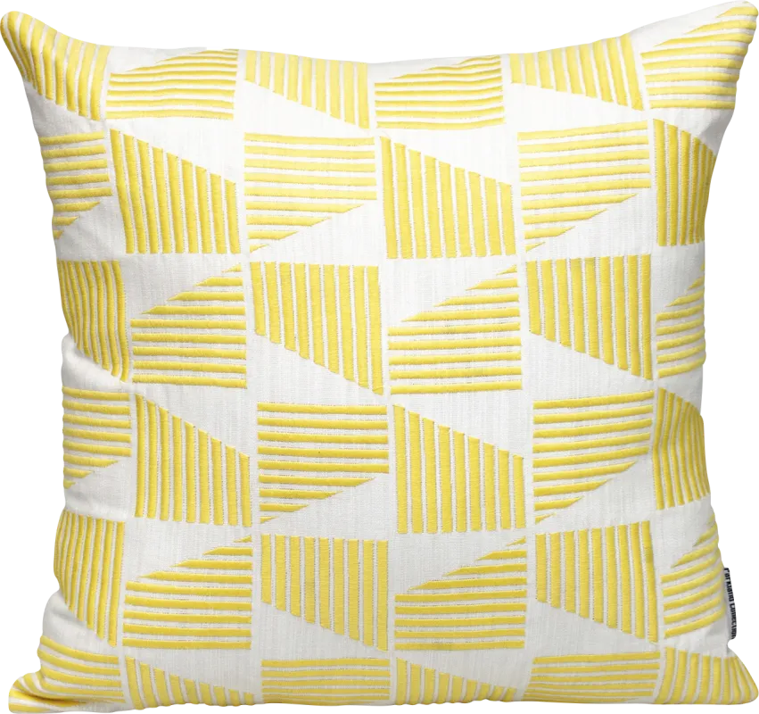 Majabvi Yellow Accent Pillow