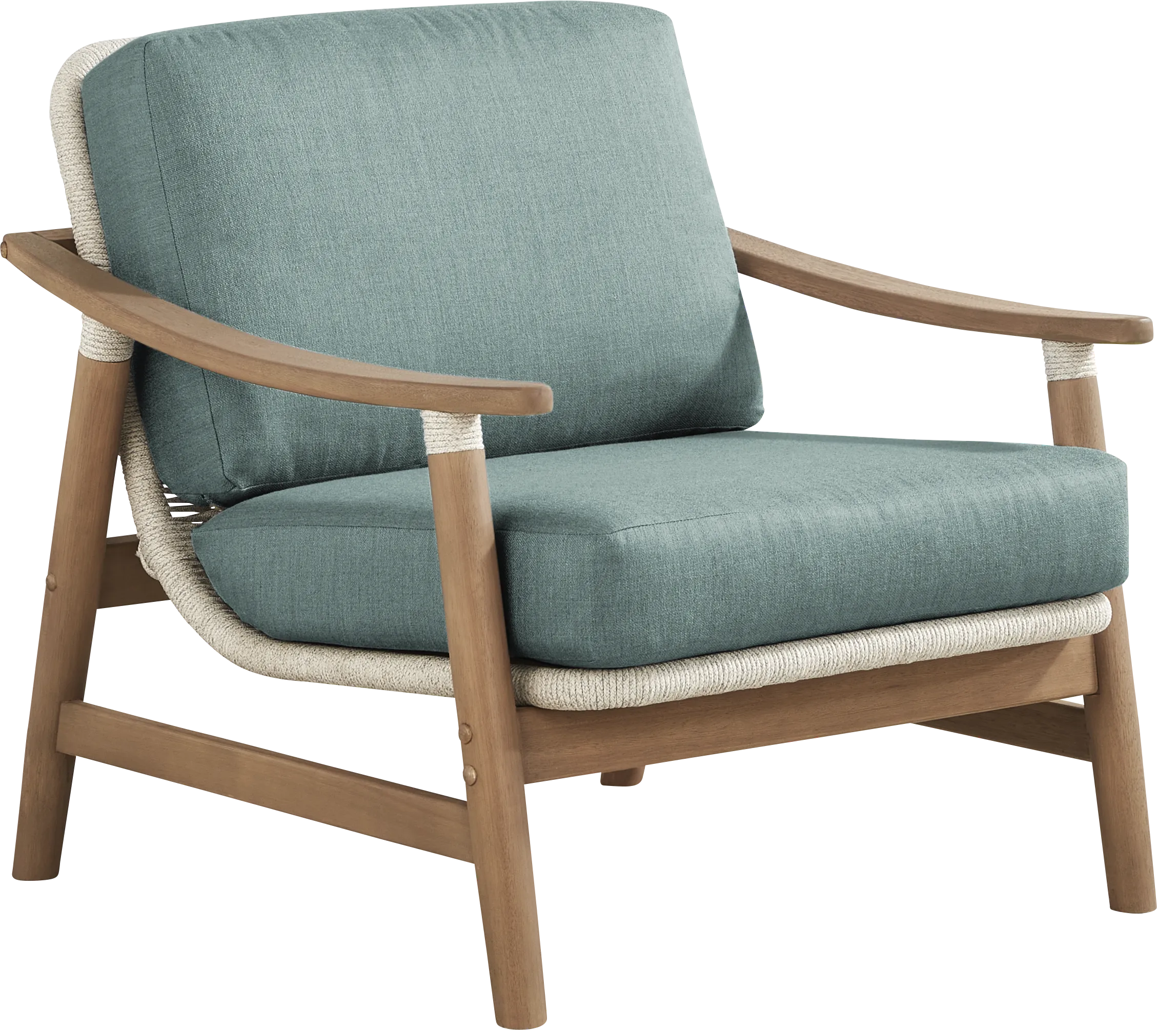 Raphina Gray 5 Pc Outdoor Chat Set with Jungle Cushions - Thumbnail - Image 2