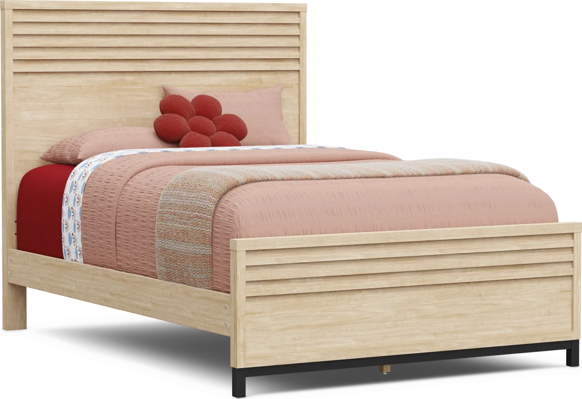 Kids Northridge Drive Oatmeal Full Panel Bed